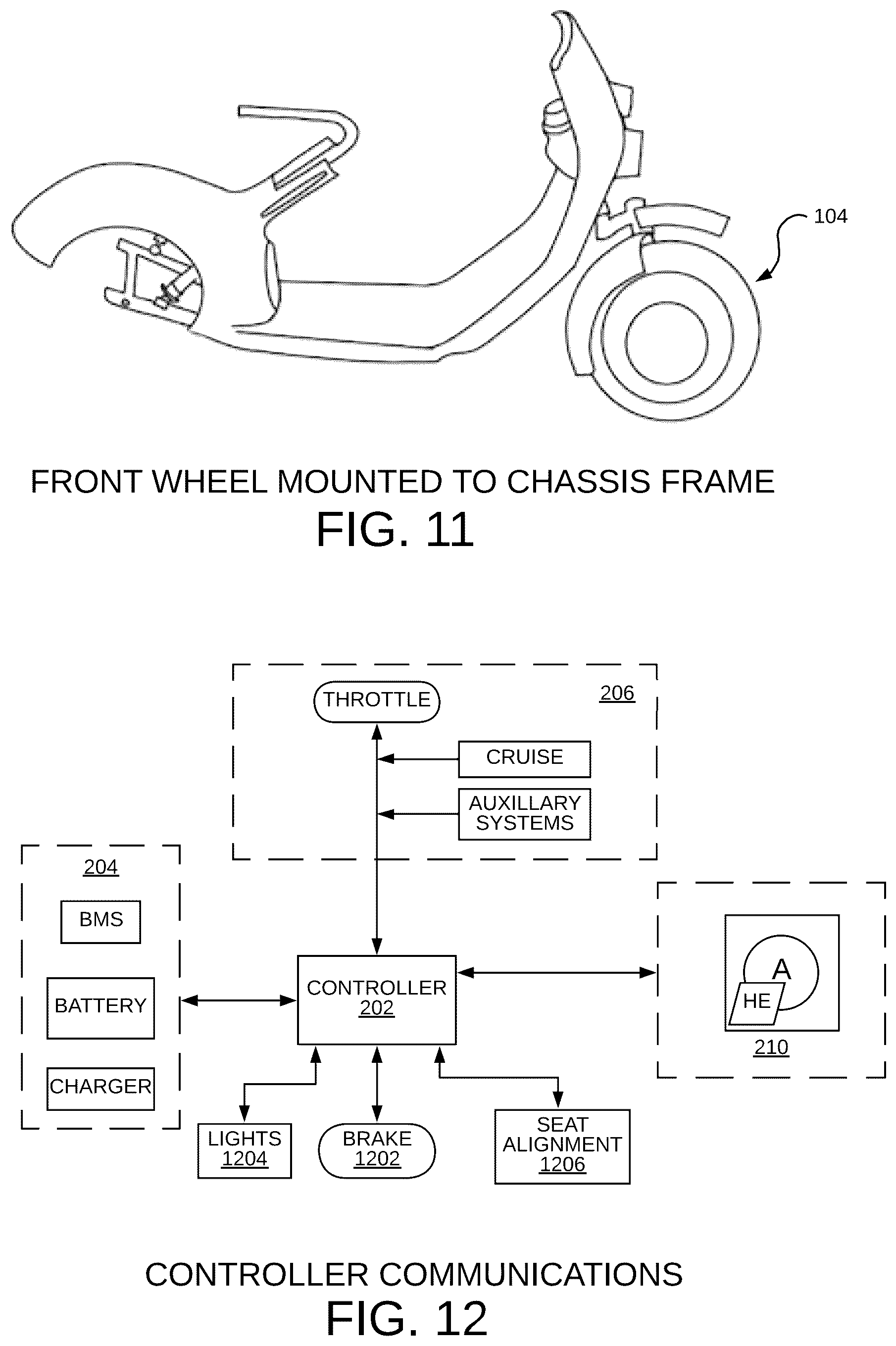 Patent US12312029 Figure 5 – Modular vehicle with detachable modules that exchange information and power wirelessly