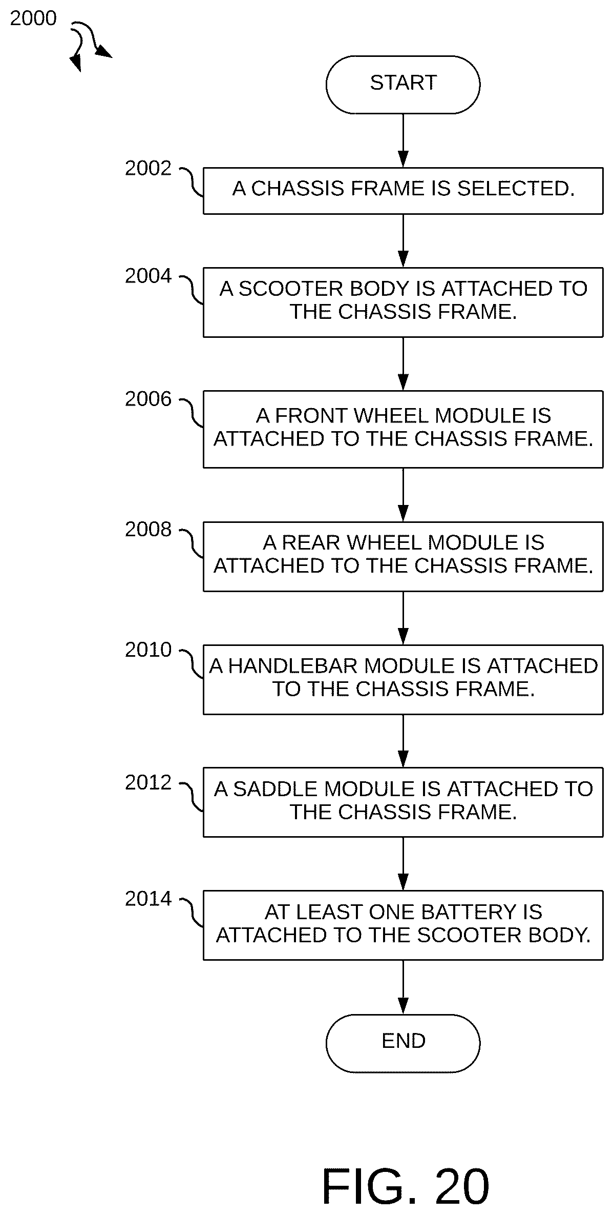 Patent US12312029 Figure 11 – Modular vehicle with detachable modules that exchange information and power wirelessly