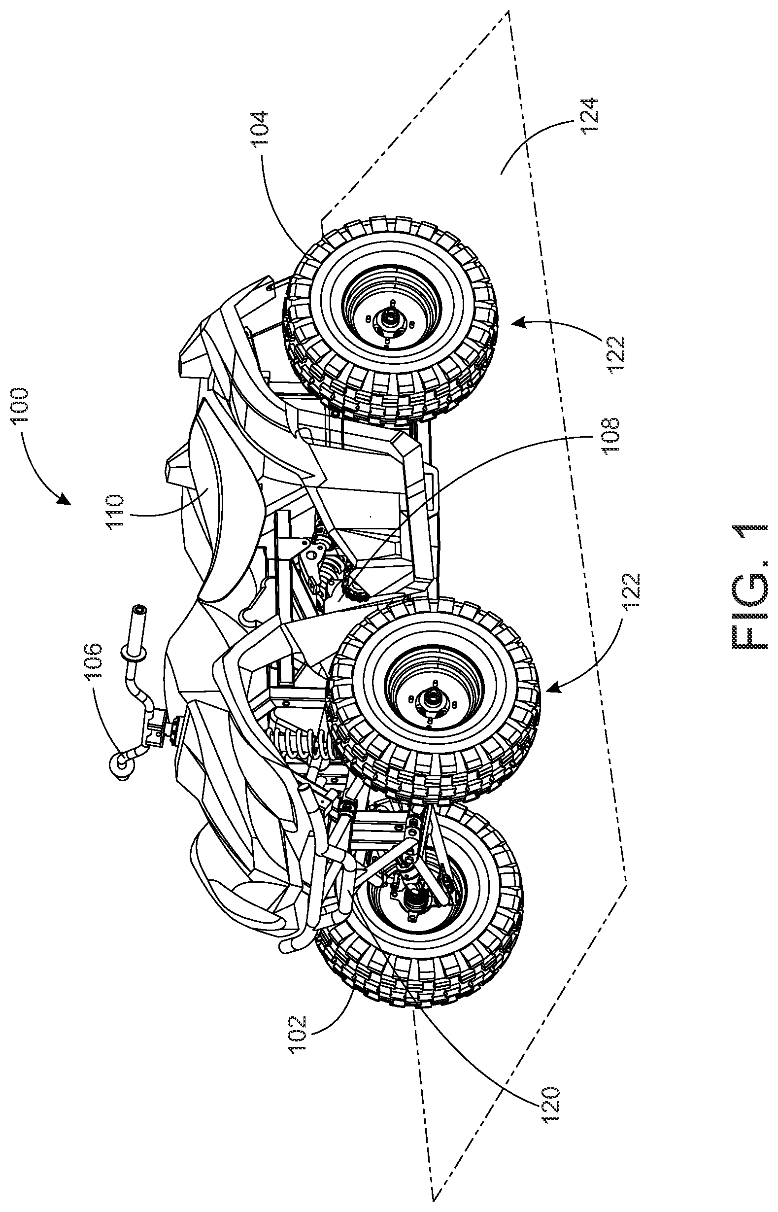 Patent US12312031 — Adjustable height pin for a tie rod — Figure 1