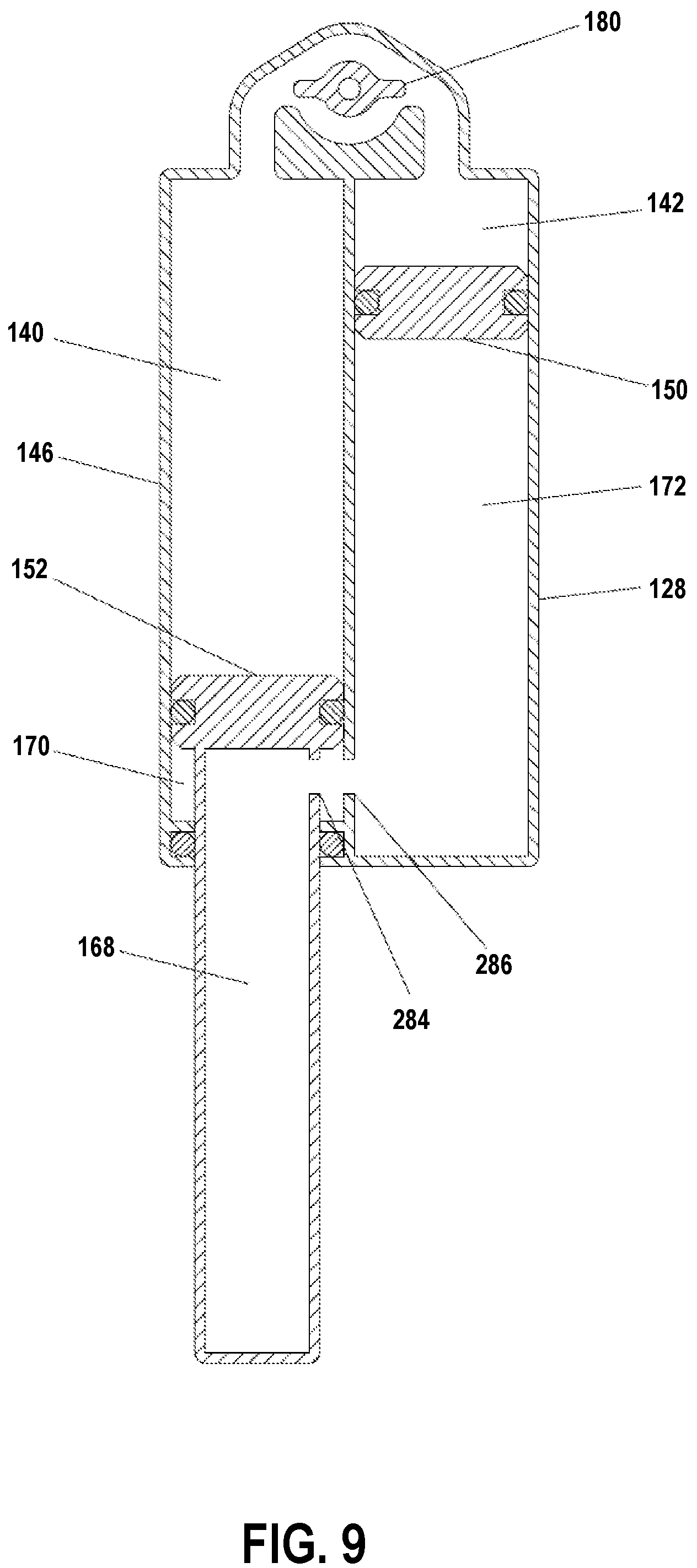 Patent US12312034 Figure 9 – Seat post control system