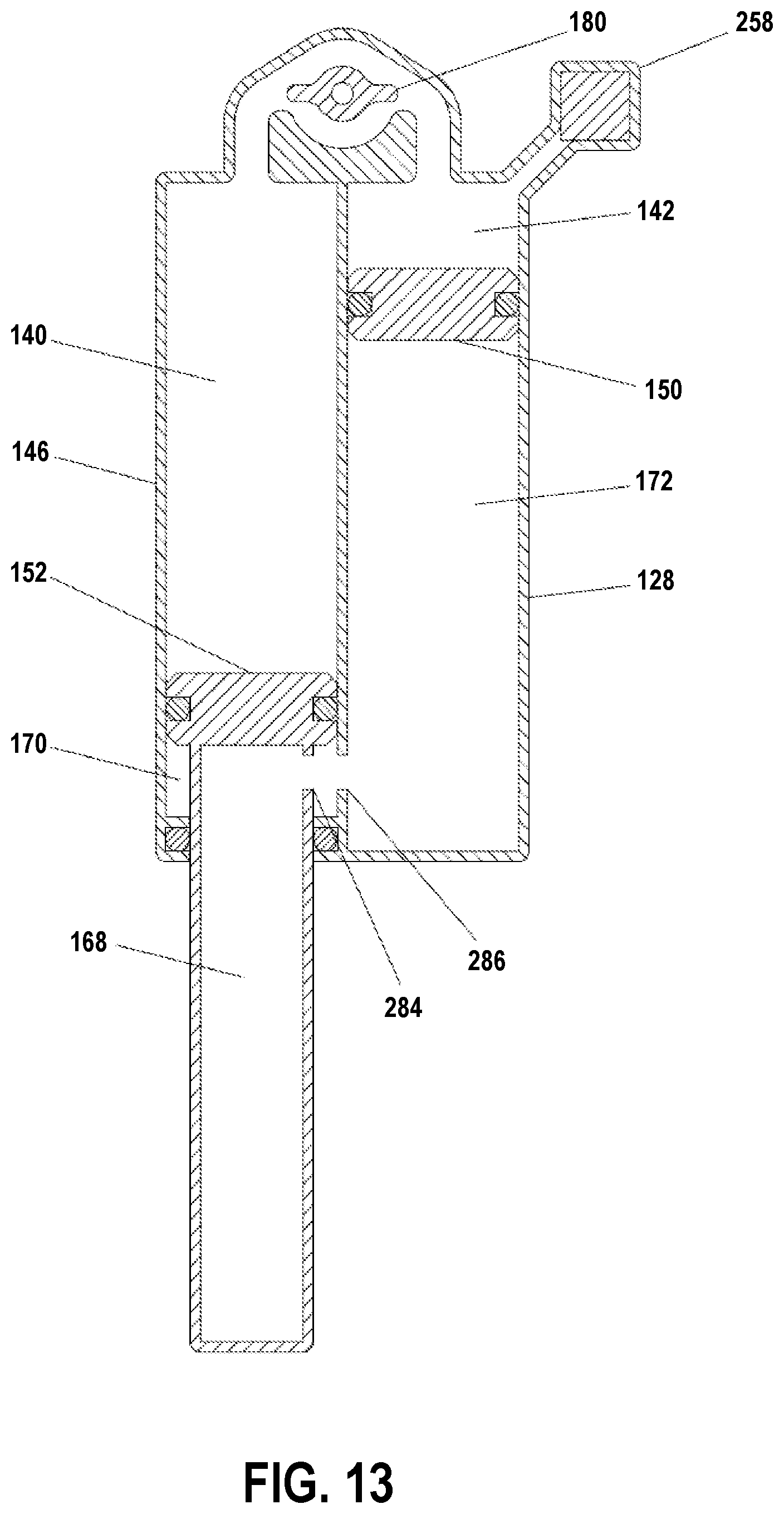 Patent US12312034 Figure 13 – Seat post control system