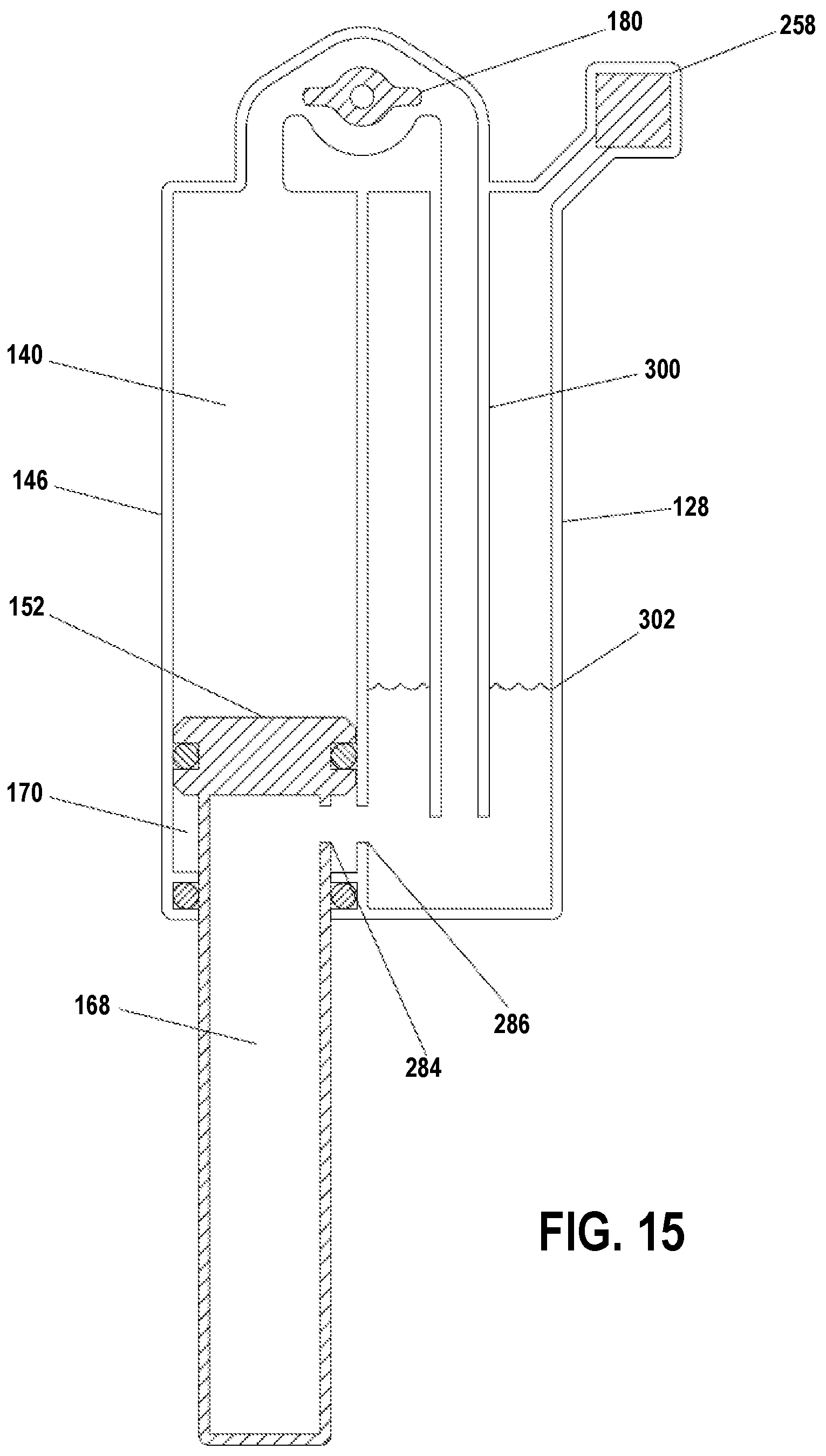 Patent US12312034 Figure 15 – Seat post control system
