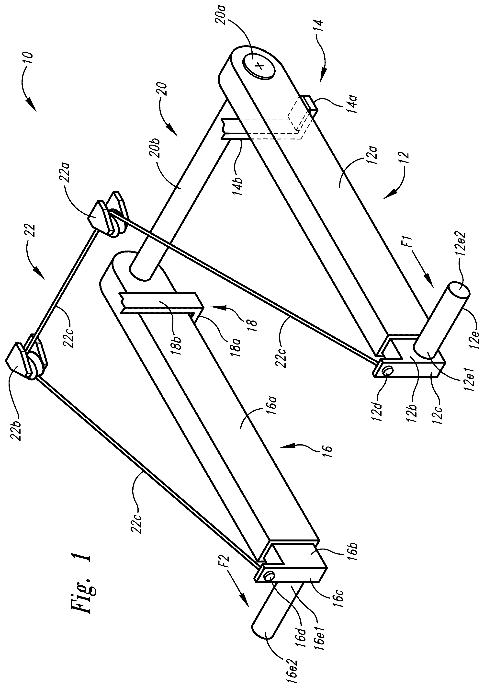 Patent US12312035 — Foot peg elevational system for self-propelled two-wheeled vehicles — Figure 1