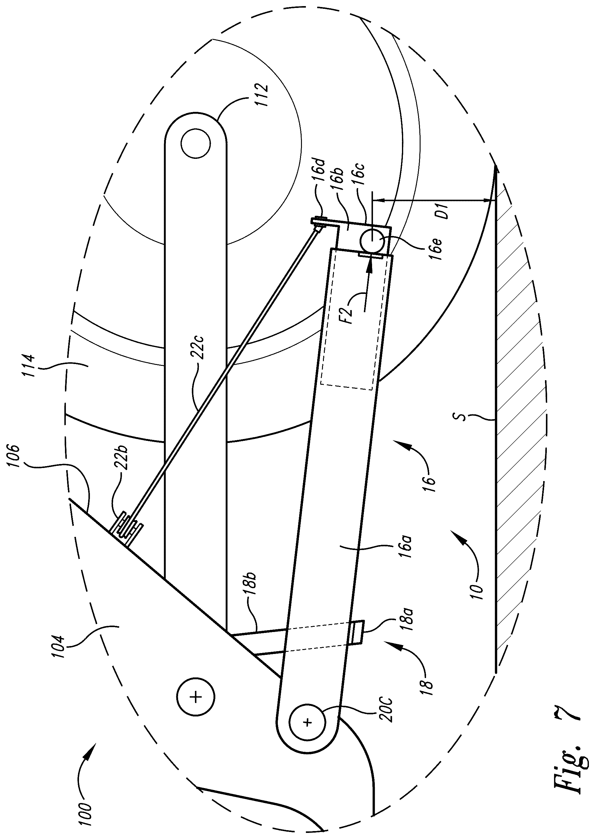Patent US12312035 Figure 7 – Foot peg elevational system for self-propelled two-wheeled vehicles