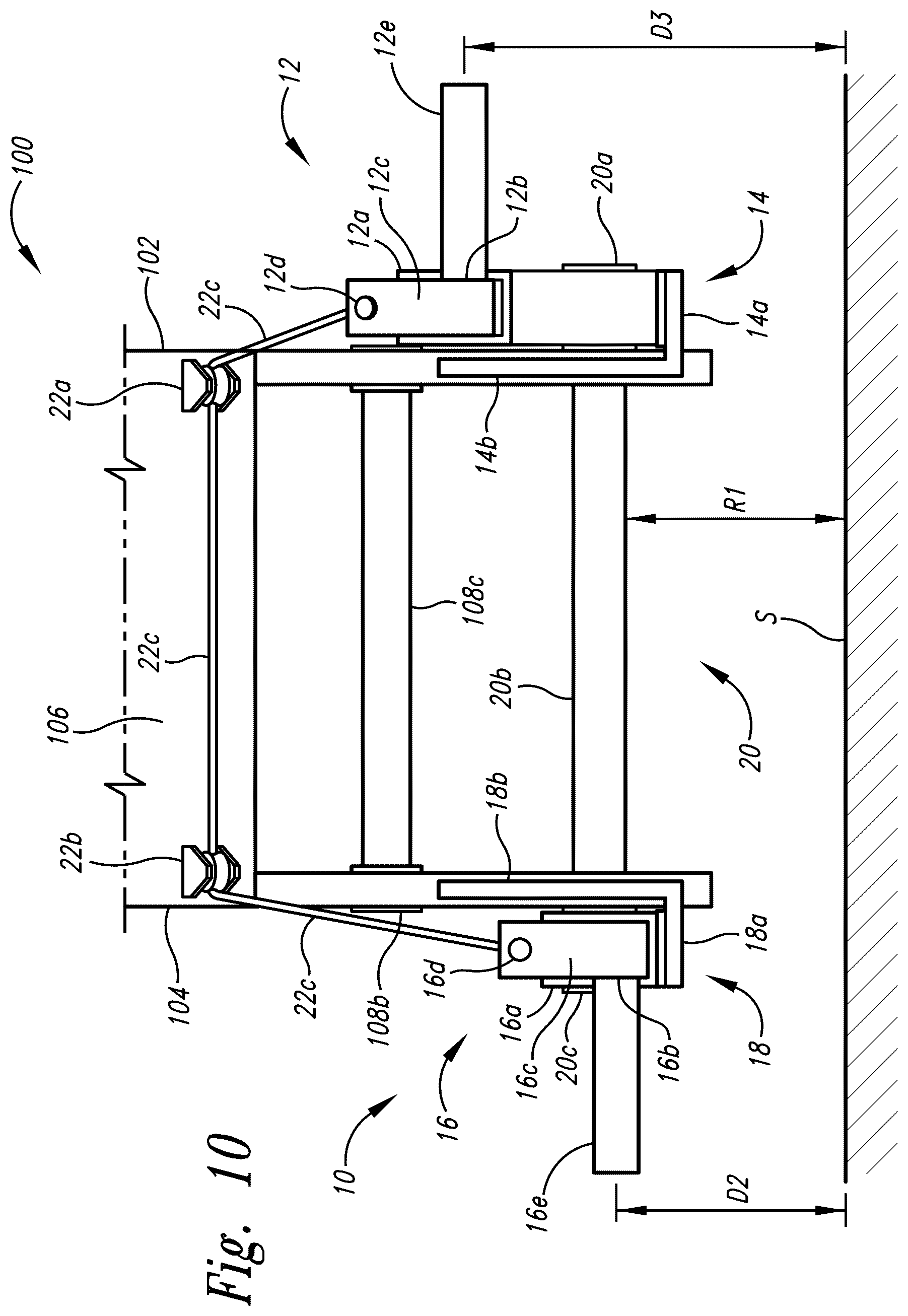 Patent US12312035 Figure 10 – Foot peg elevational system for self-propelled two-wheeled vehicles