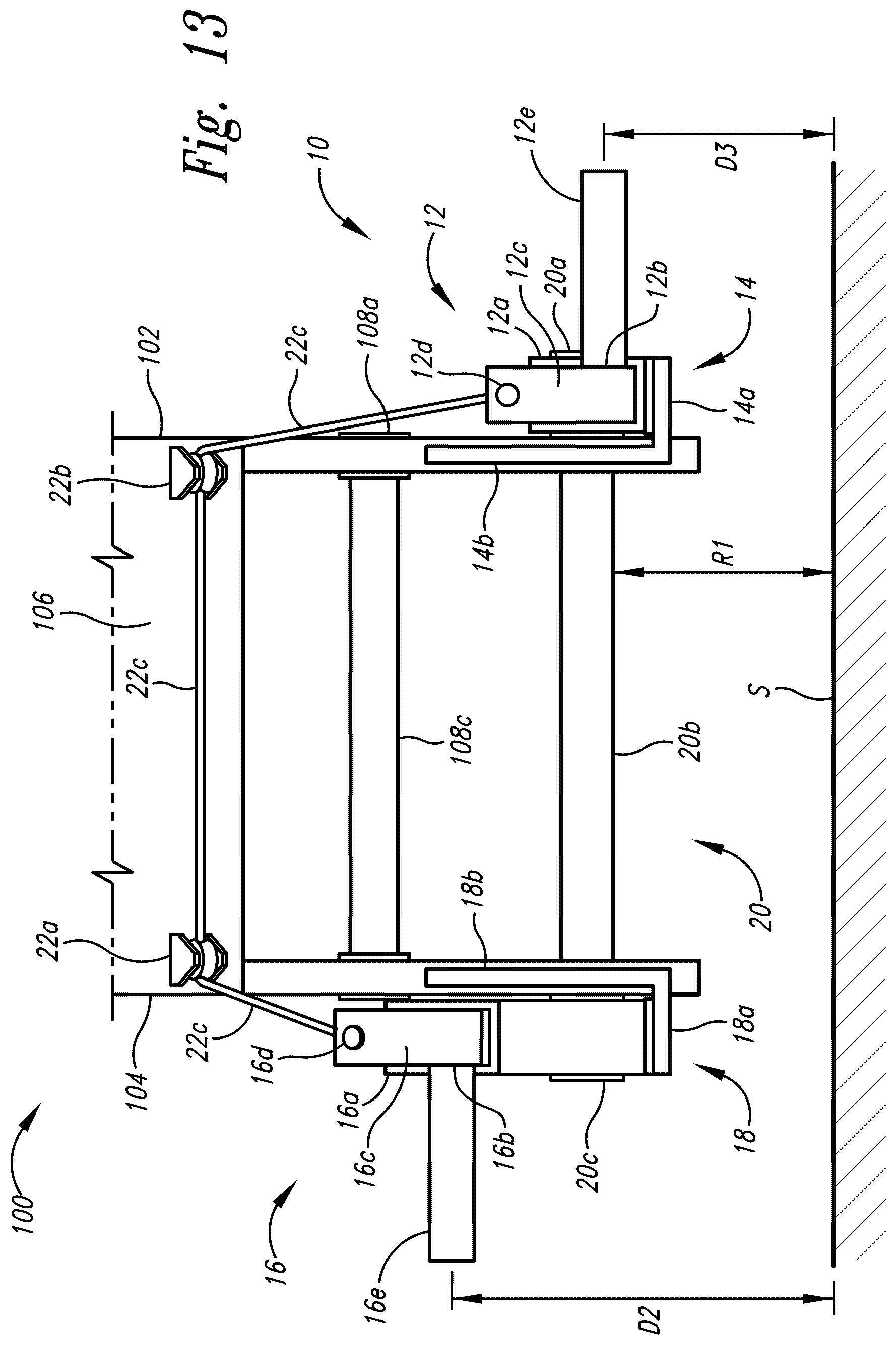 Patent US12312035 Figure 13 – Foot peg elevational system for self-propelled two-wheeled vehicles