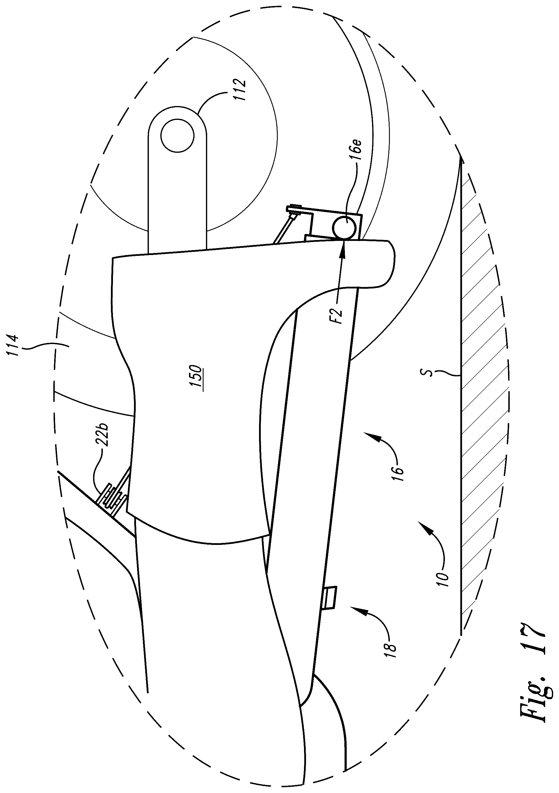 Patent US12312035 Figure 17 – Foot peg elevational system for self-propelled two-wheeled vehicles
