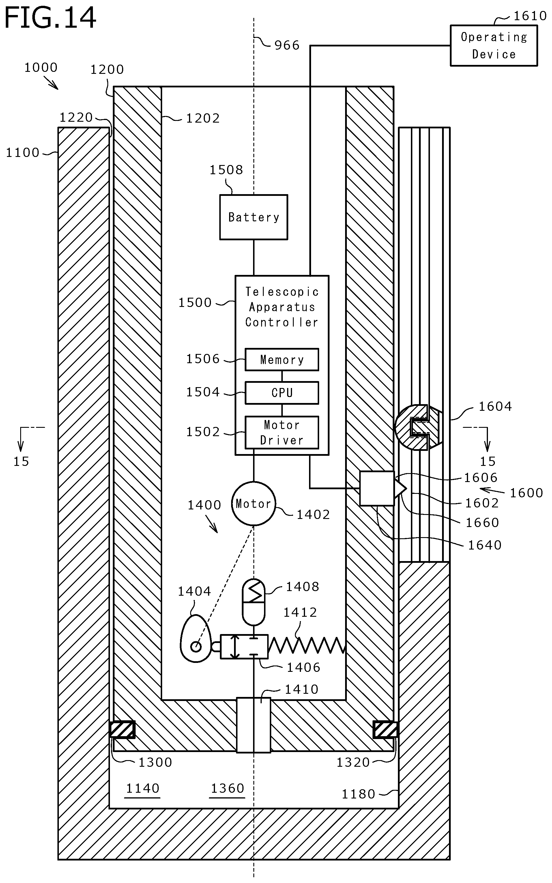 Patent US12312039 Figure 9 – Bicycle telescopic apparatus