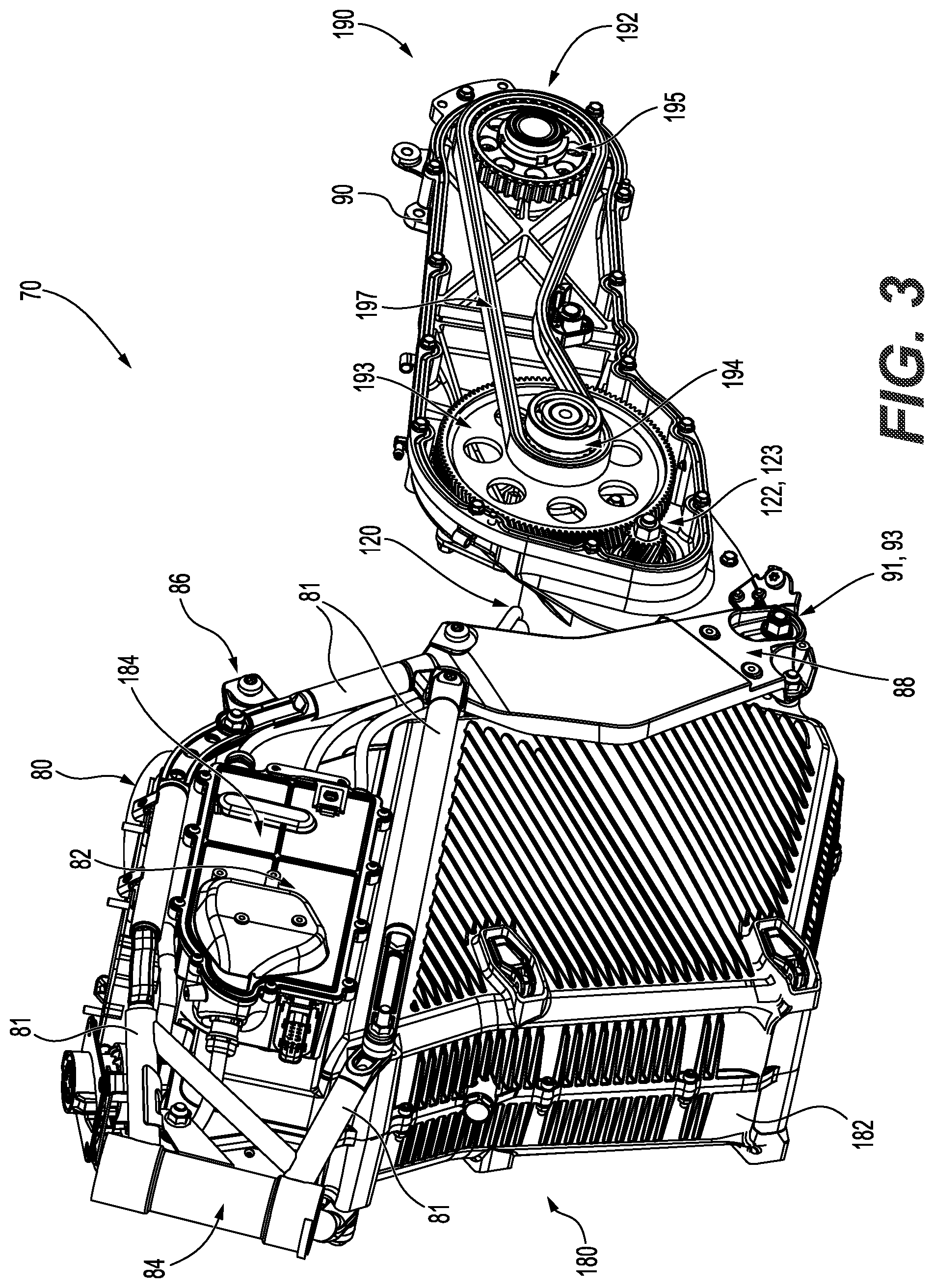 Patent US12312041 Figure 3 – Method for assembling motorcycles of a family of motorcycles and corresponding motorcycles