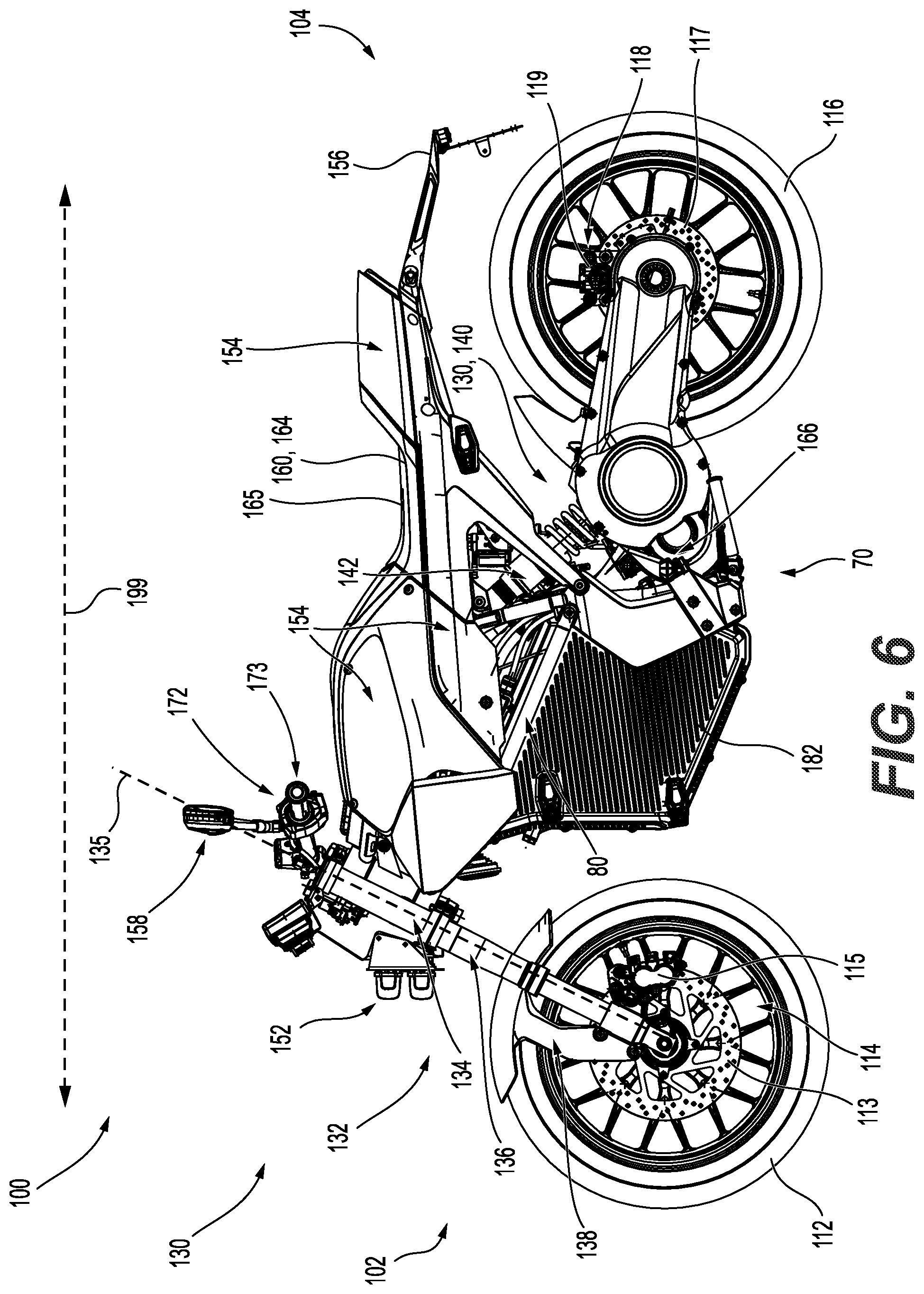 Patent US12312041 Figure 6 – Method for assembling motorcycles of a family of motorcycles and corresponding motorcycles