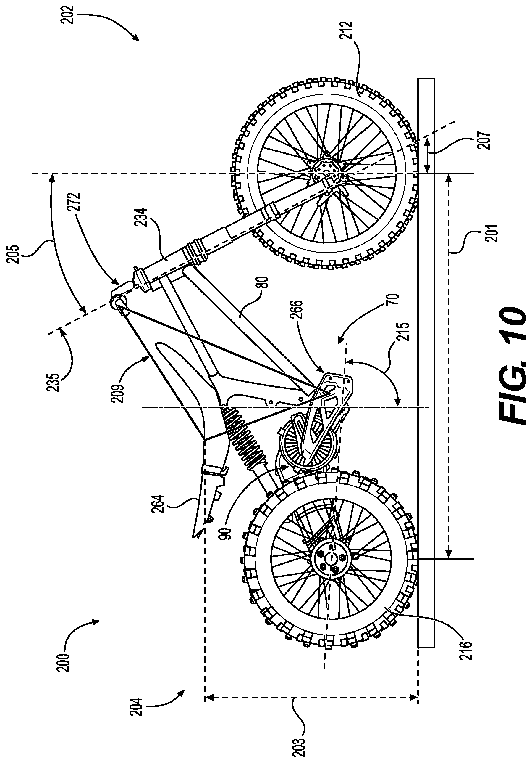 Patent US12312041 Figure 10 – Method for assembling motorcycles of a family of motorcycles and corresponding motorcycles