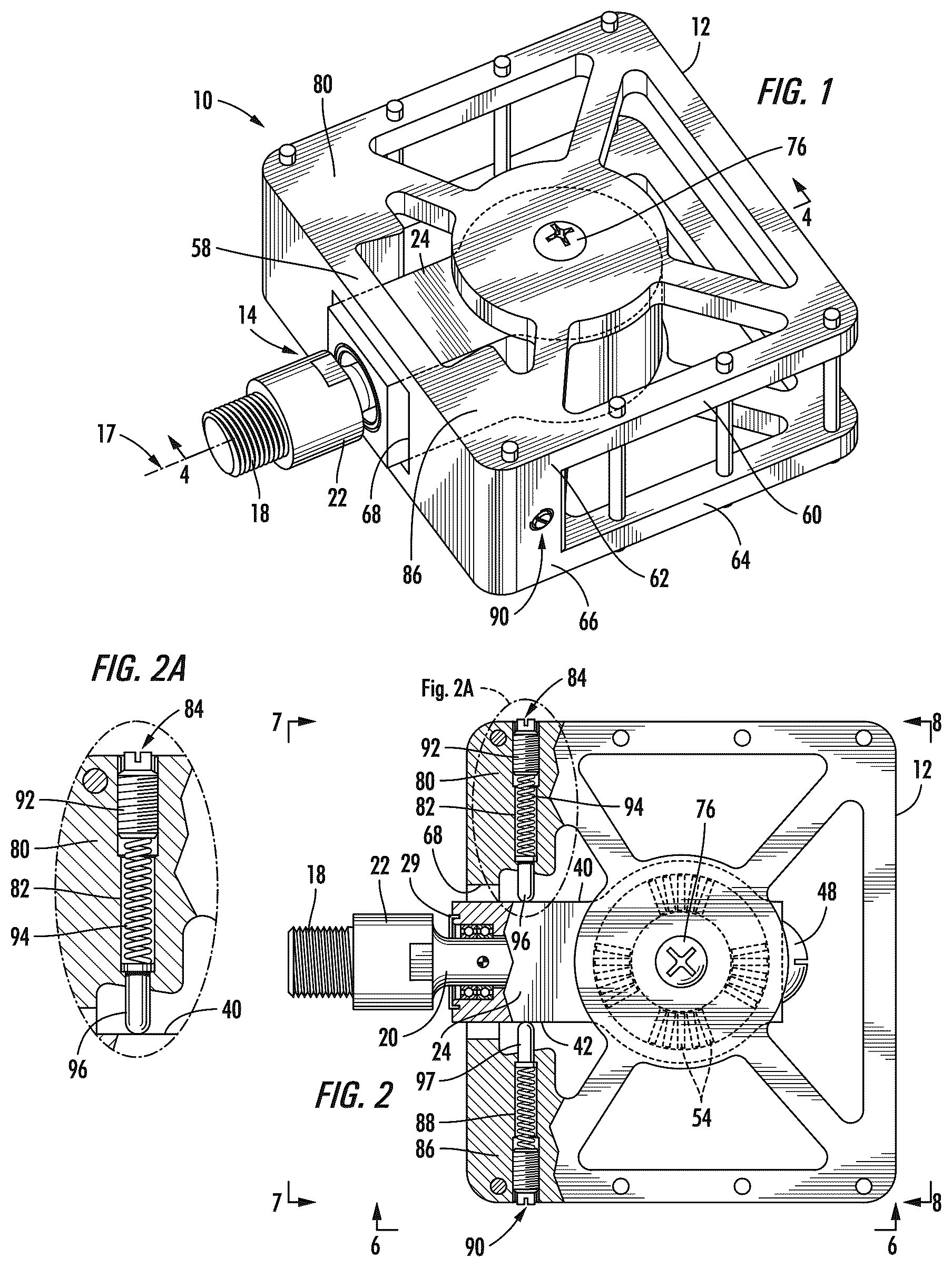 Patent US12312042 Figure 1 – Pedal