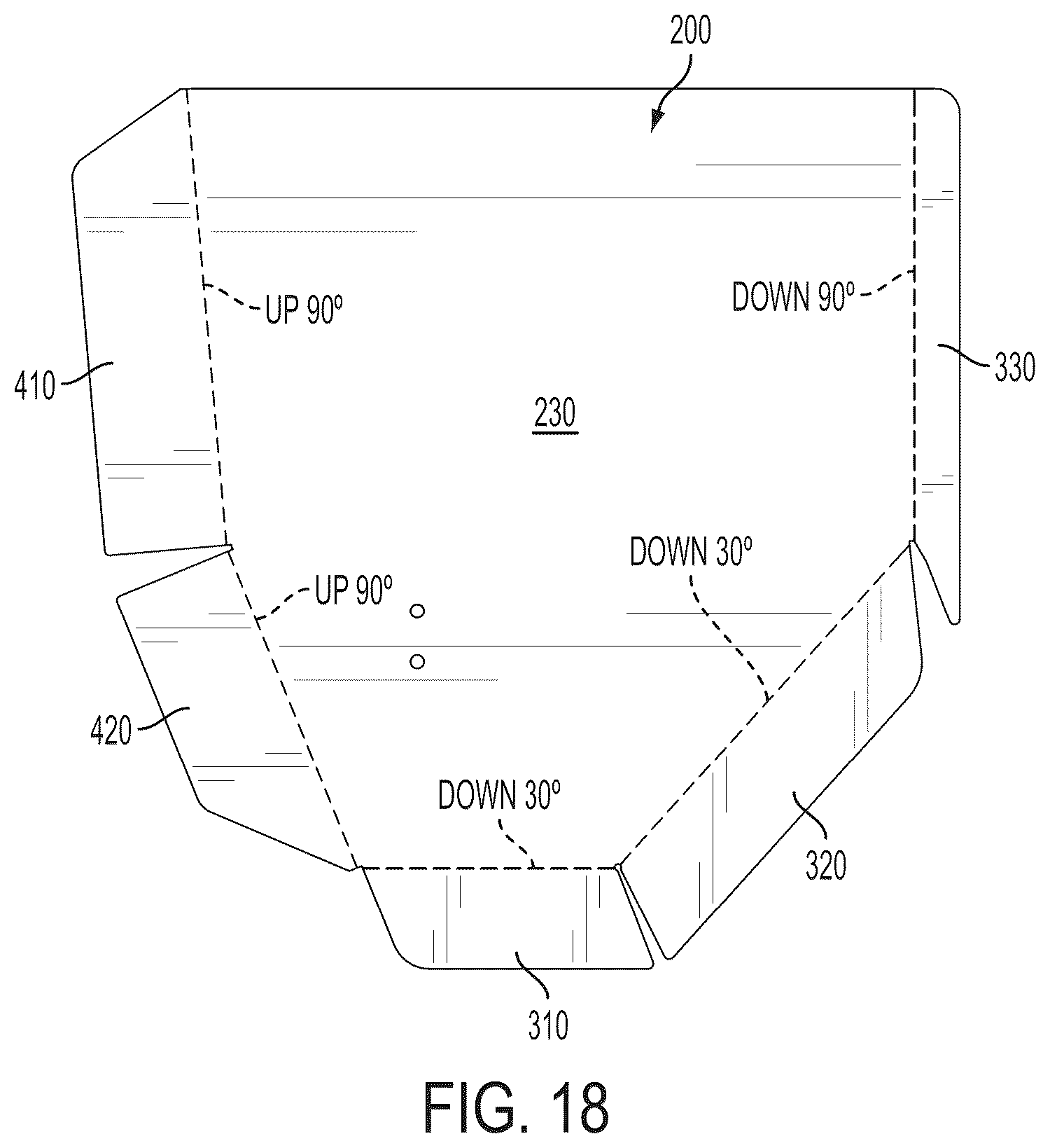 Patent US12312043 Figure 12 – Wake-modifying device for a boat