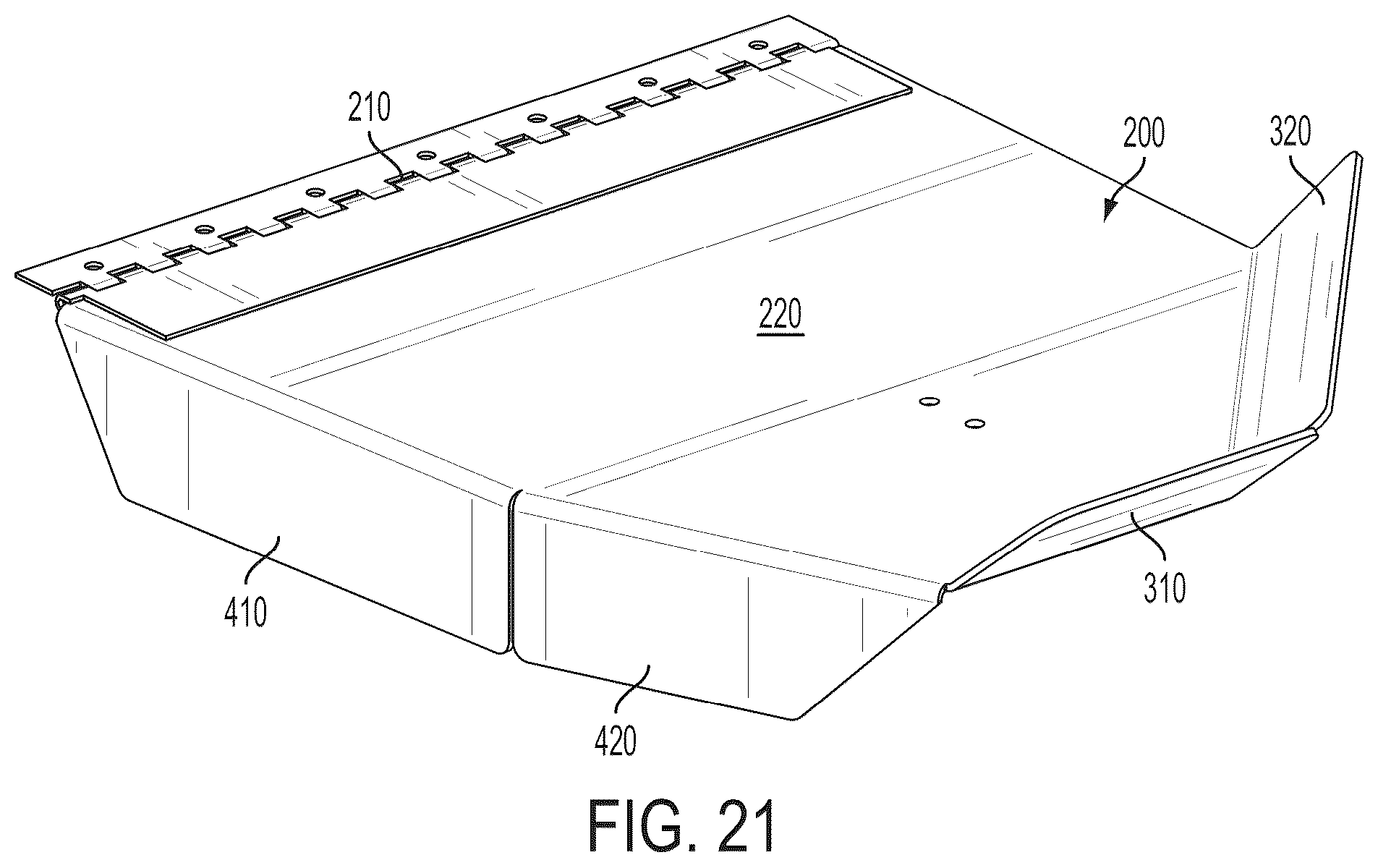 Patent US12312043 Figure 14 – Wake-modifying device for a boat