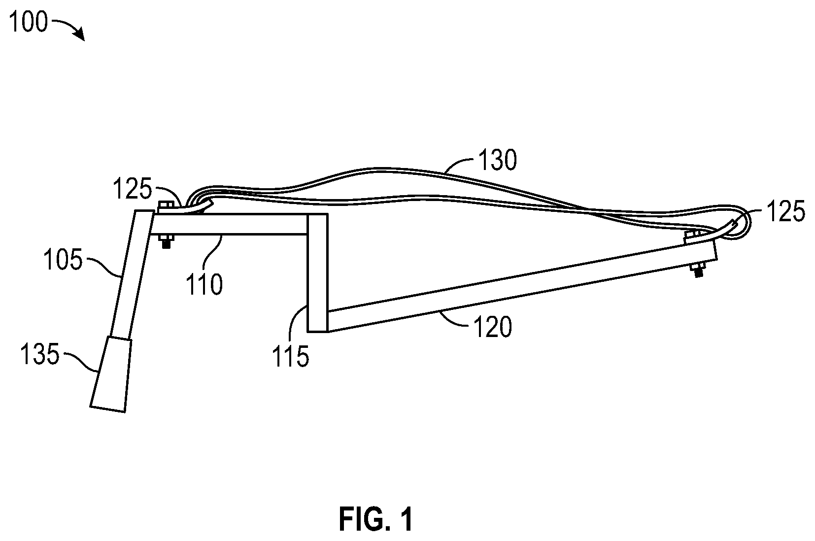 Patent US12312046 — System and method for creating storage on a marine vehicle — Figure 1
