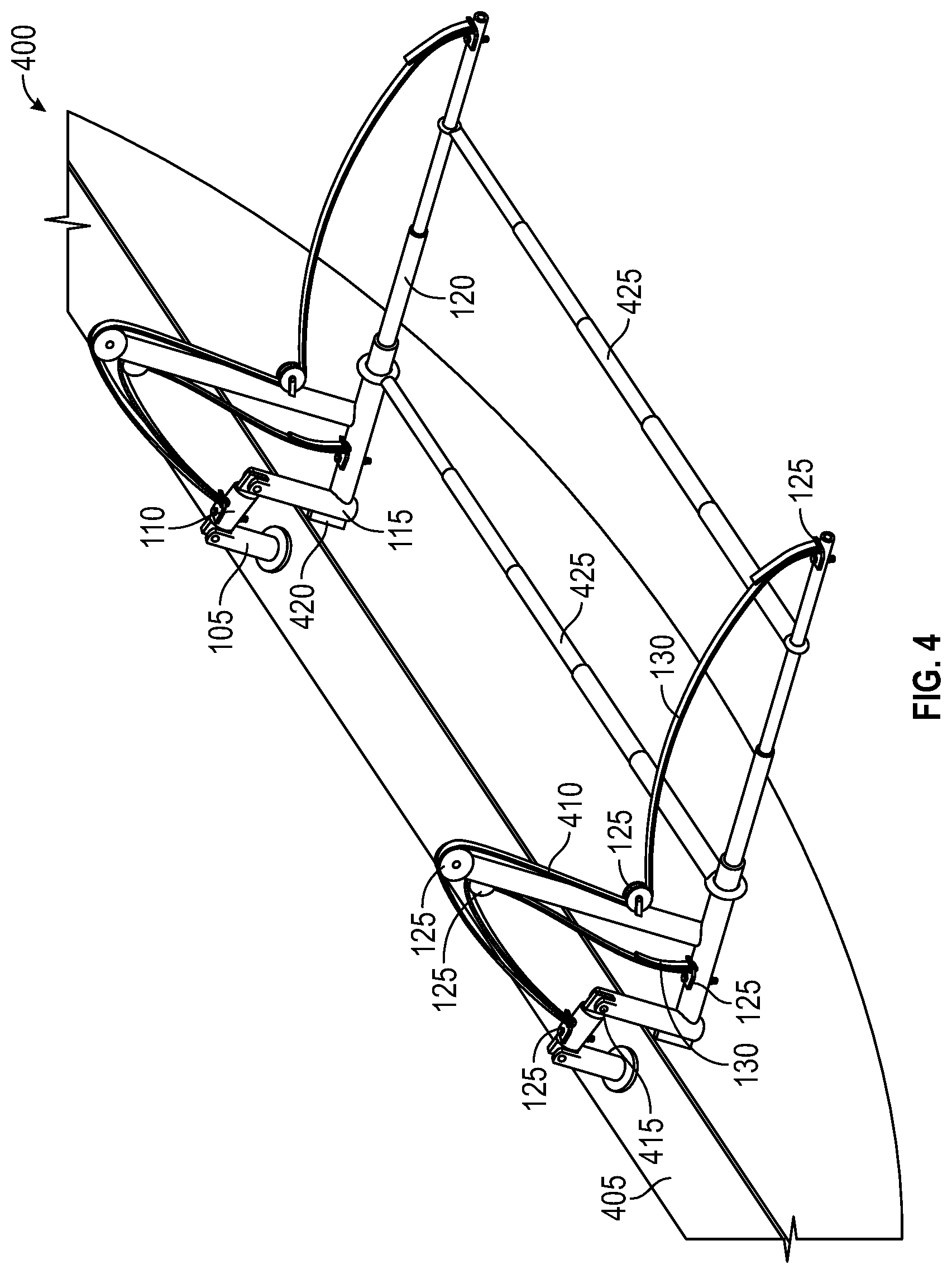 Patent US12312046 Figure 4 – System and method for creating storage on a marine vehicle