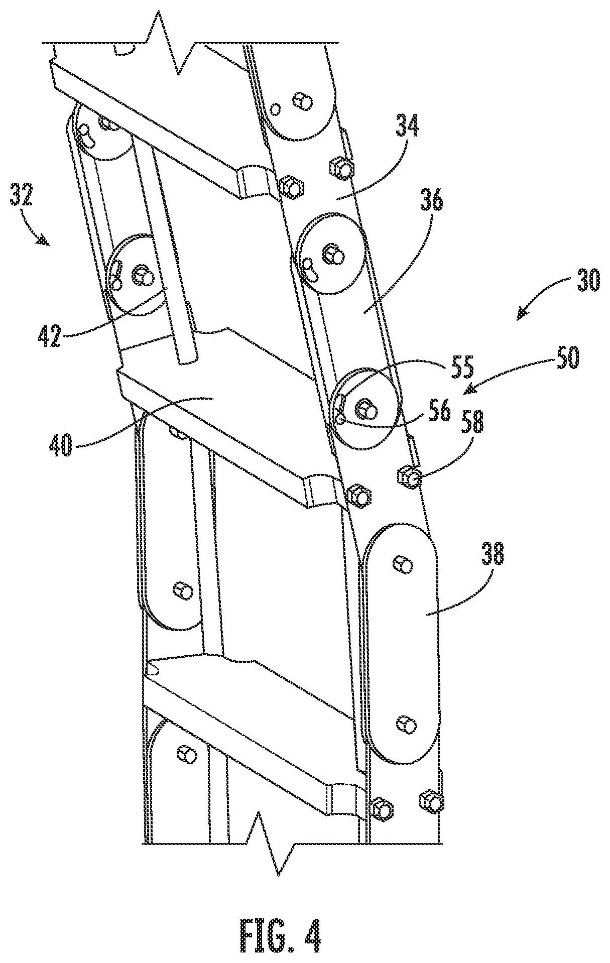 Patent US12312047 Figure 4 – Powered retractable ladder