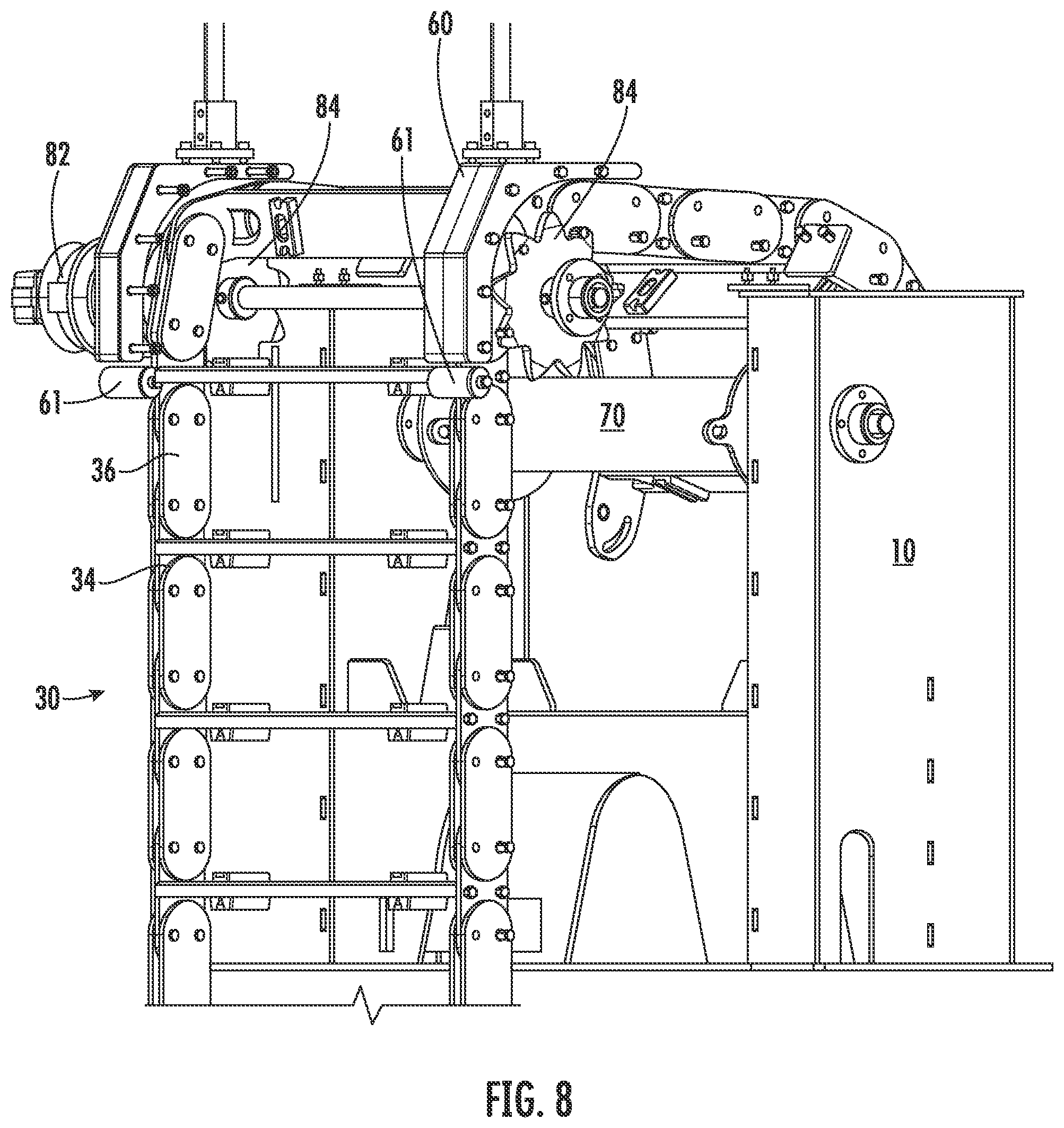 Patent US12312047 Figure 6 – Powered retractable ladder