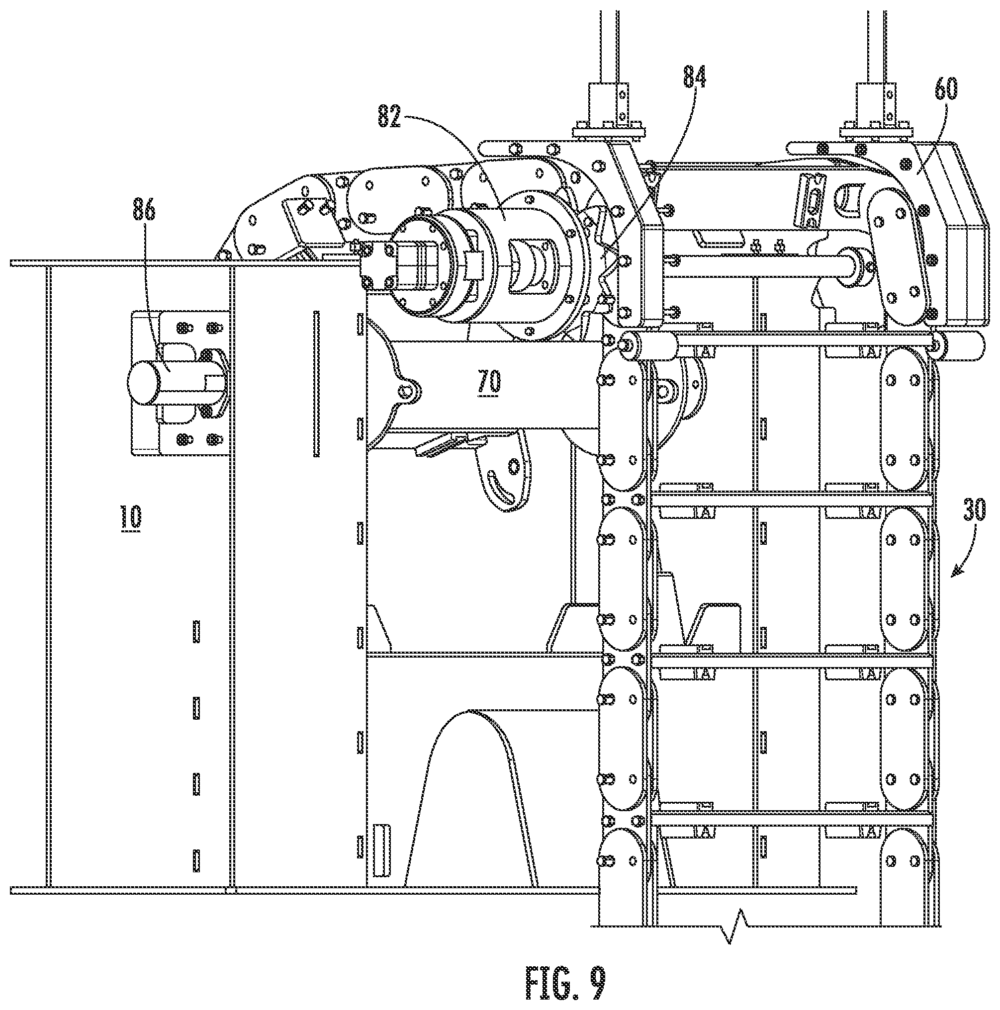 Patent US12312047 Figure 7 – Powered retractable ladder