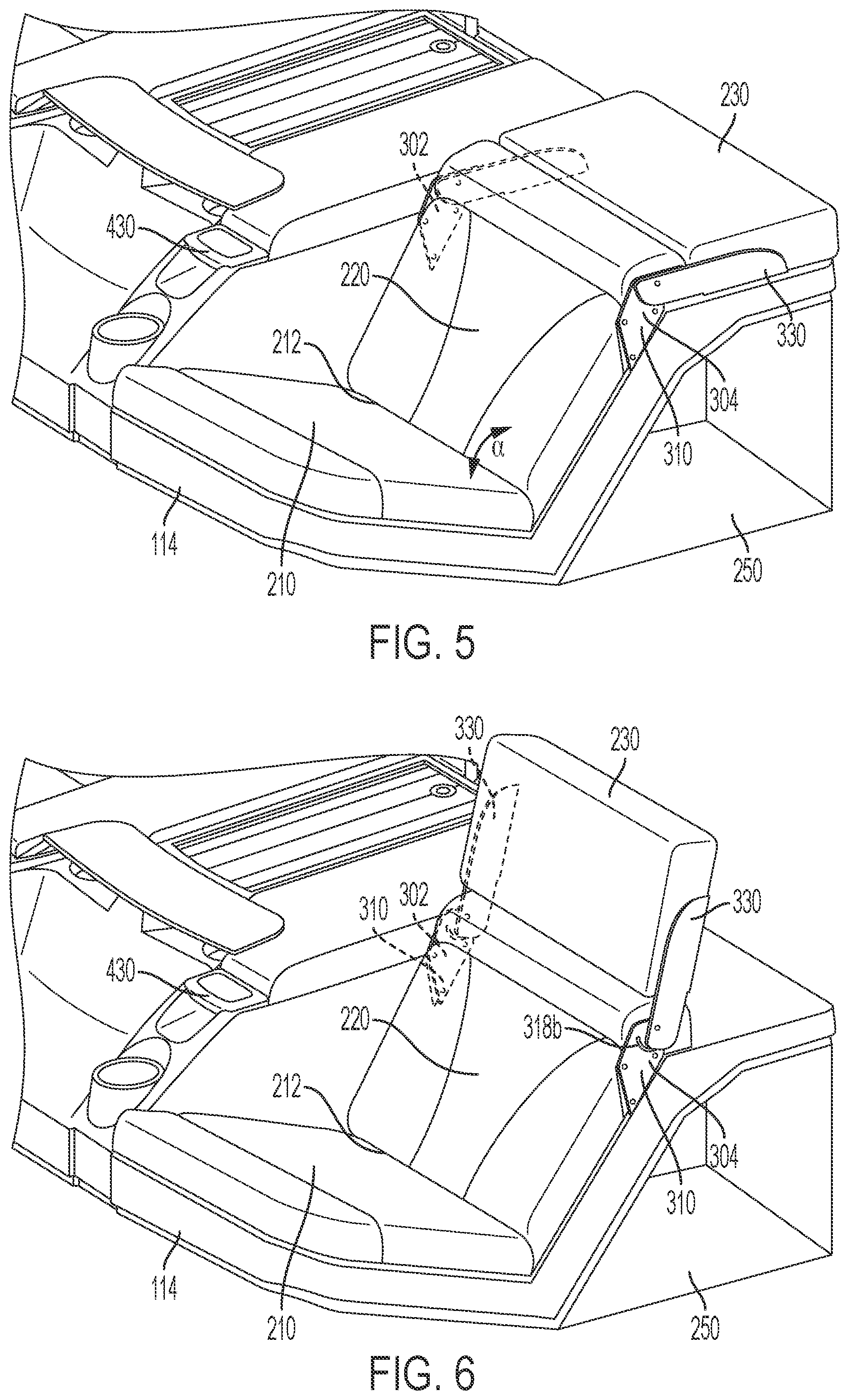 Patent US12312049 Figure 3 – Aft-facing transom seating for a boat