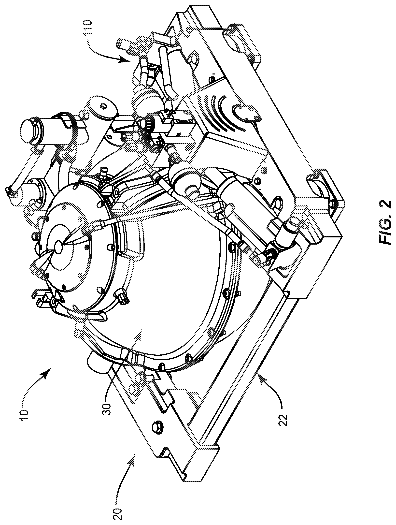 Patent US12312050 Figure 2 – Braking system for gyroscopic boat roll stabilizer
