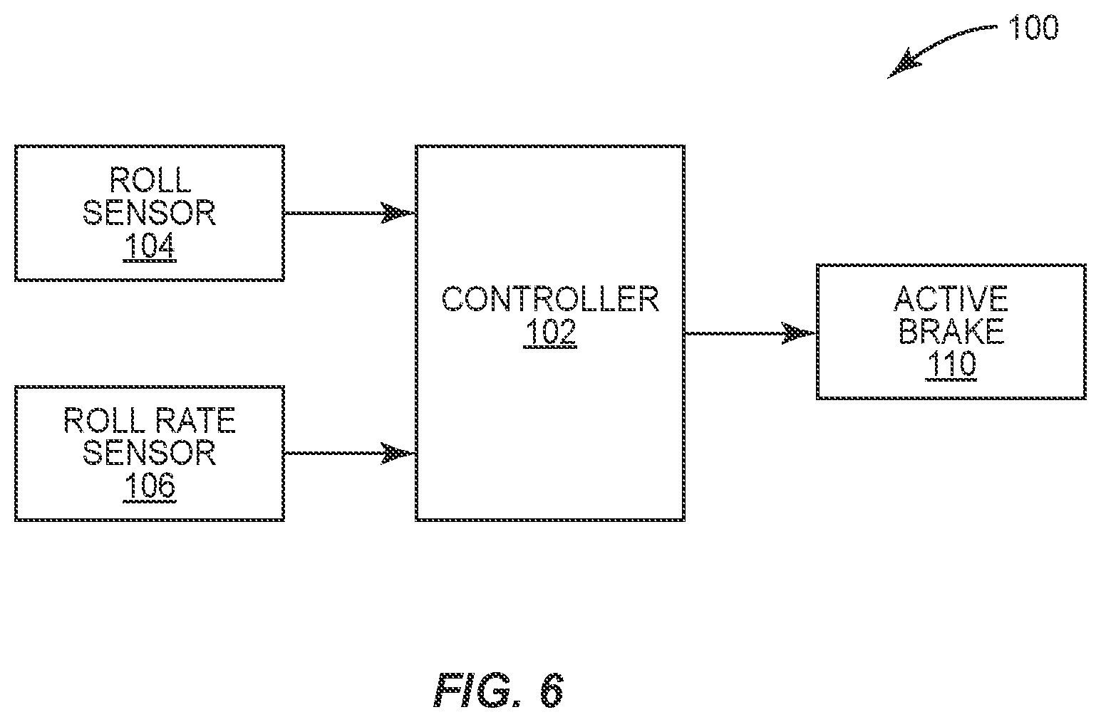 Patent US12312050 Figure 6 – Braking system for gyroscopic boat roll stabilizer