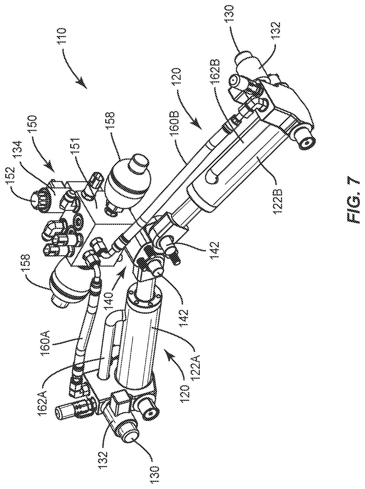 Patent US12312050 Figure 7 – Braking system for gyroscopic boat roll stabilizer