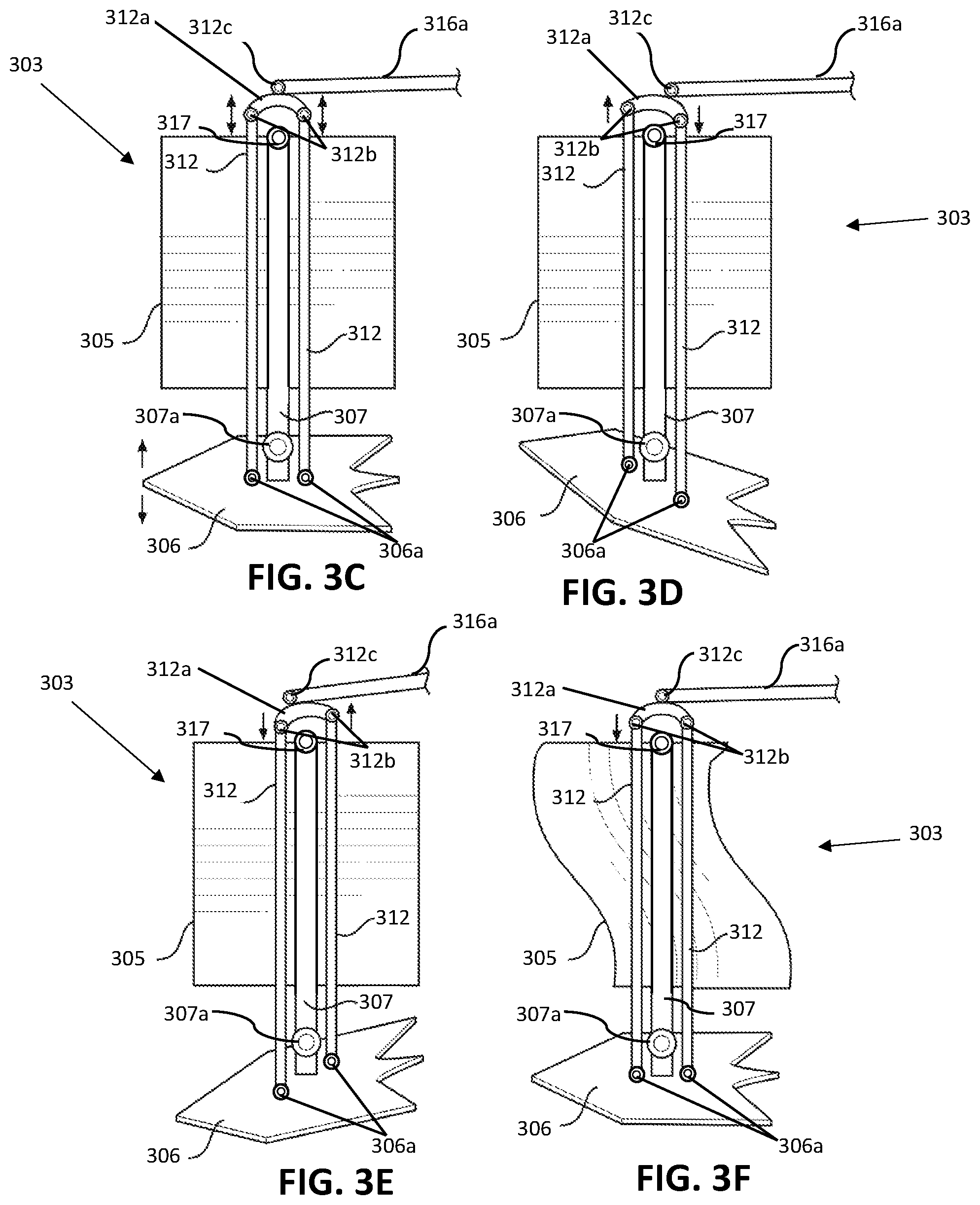 Patent US12312051 Figure 5 – Boat stabilizer with controllable parasail