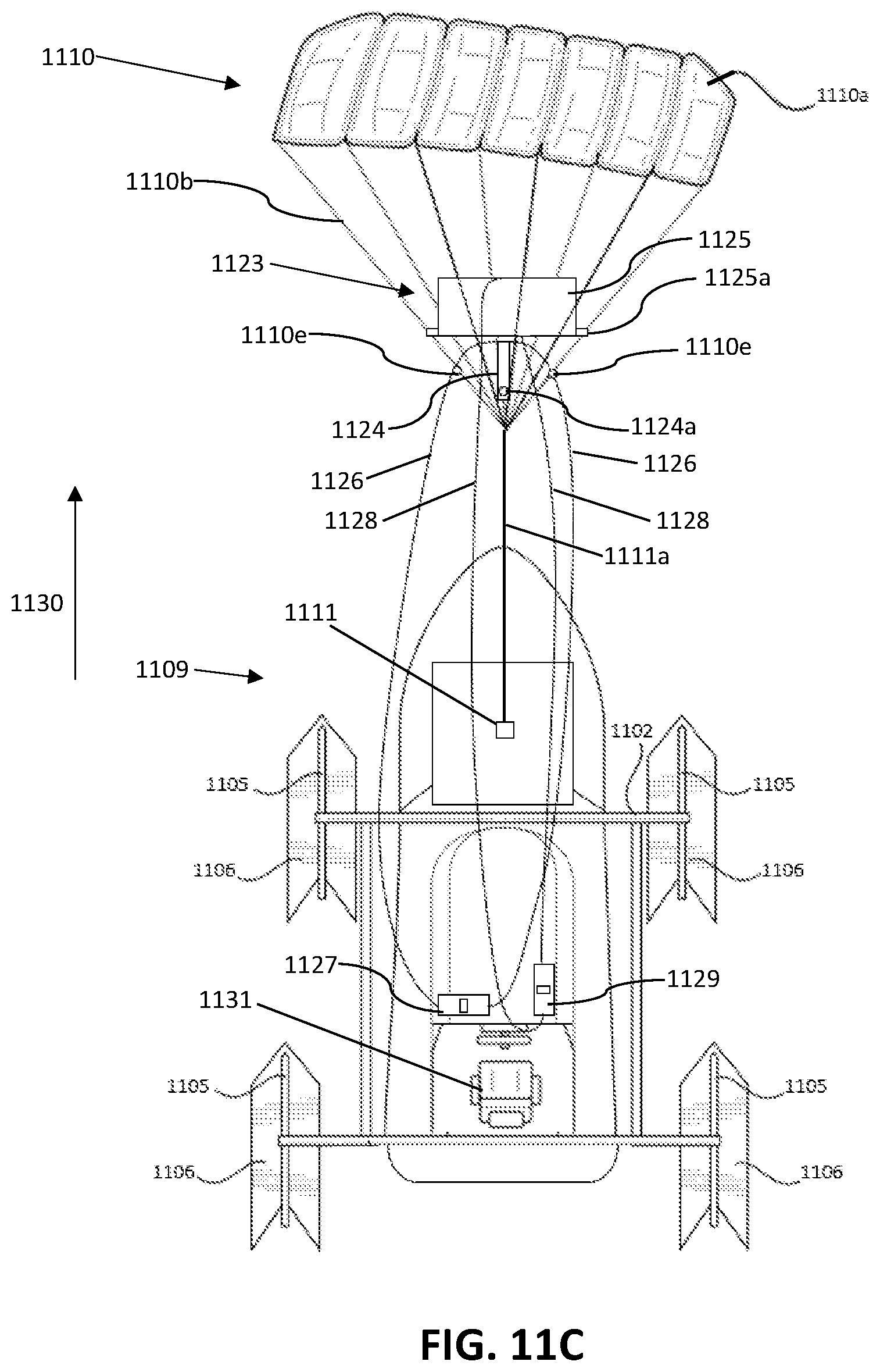 Patent US12312051 Figure 15 – Boat stabilizer with controllable parasail