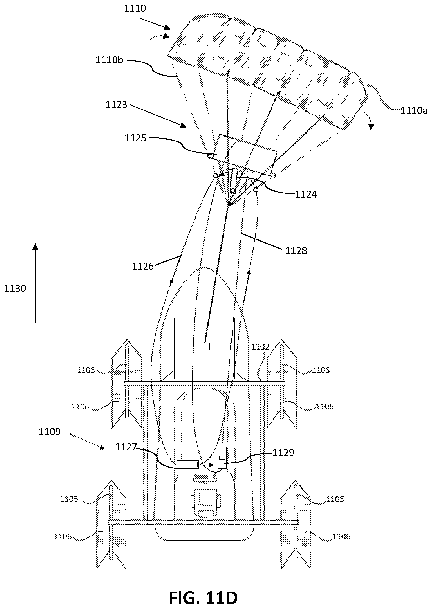 Patent US12312051 Figure 16 – Boat stabilizer with controllable parasail