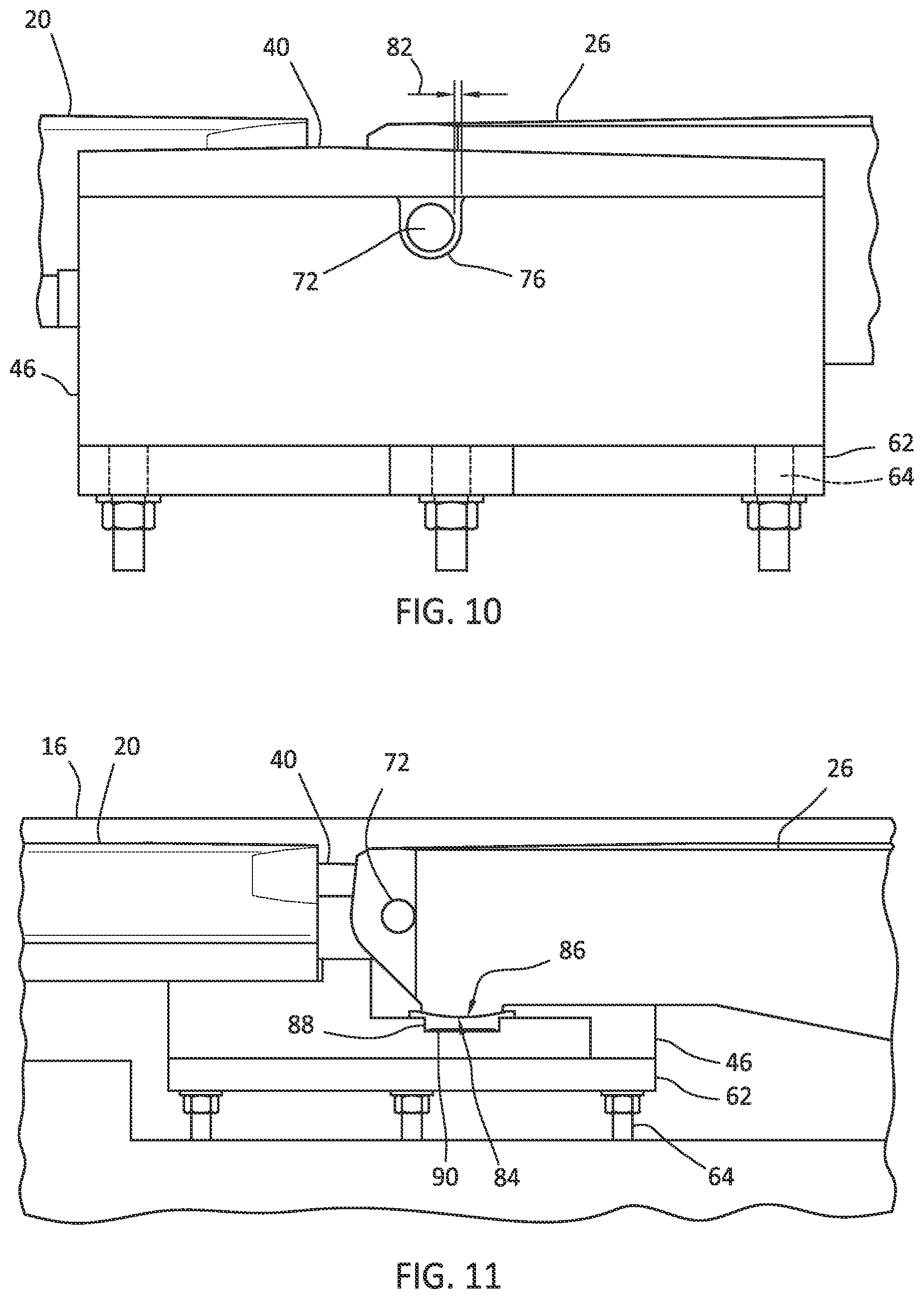 Patent US12312054 Figure 9 – Transition rails for shiplift transfer systems