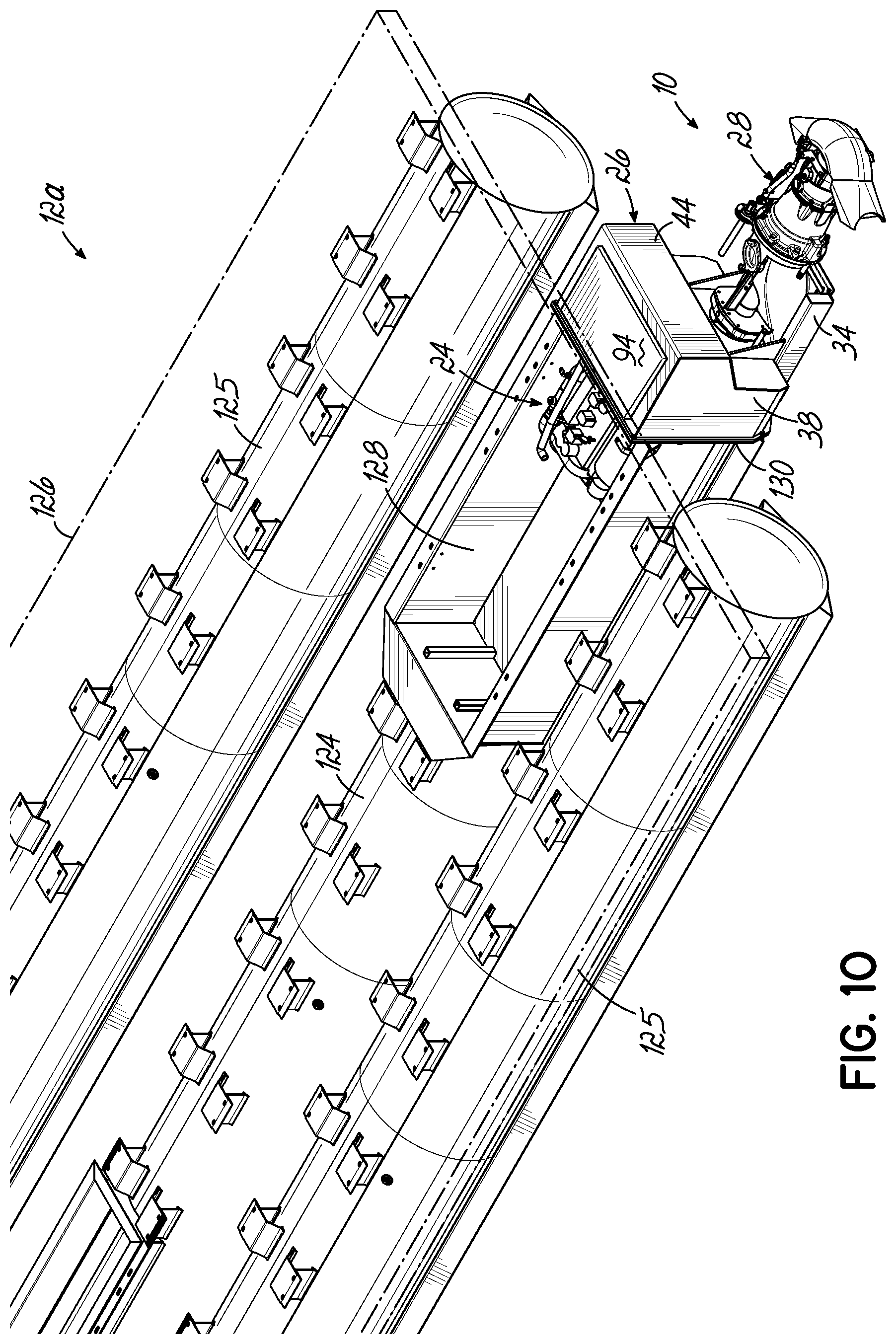 Patent US12312056 Figure 11 – Jet pump assembly and method of securing jet pump assembly to pontoon boat