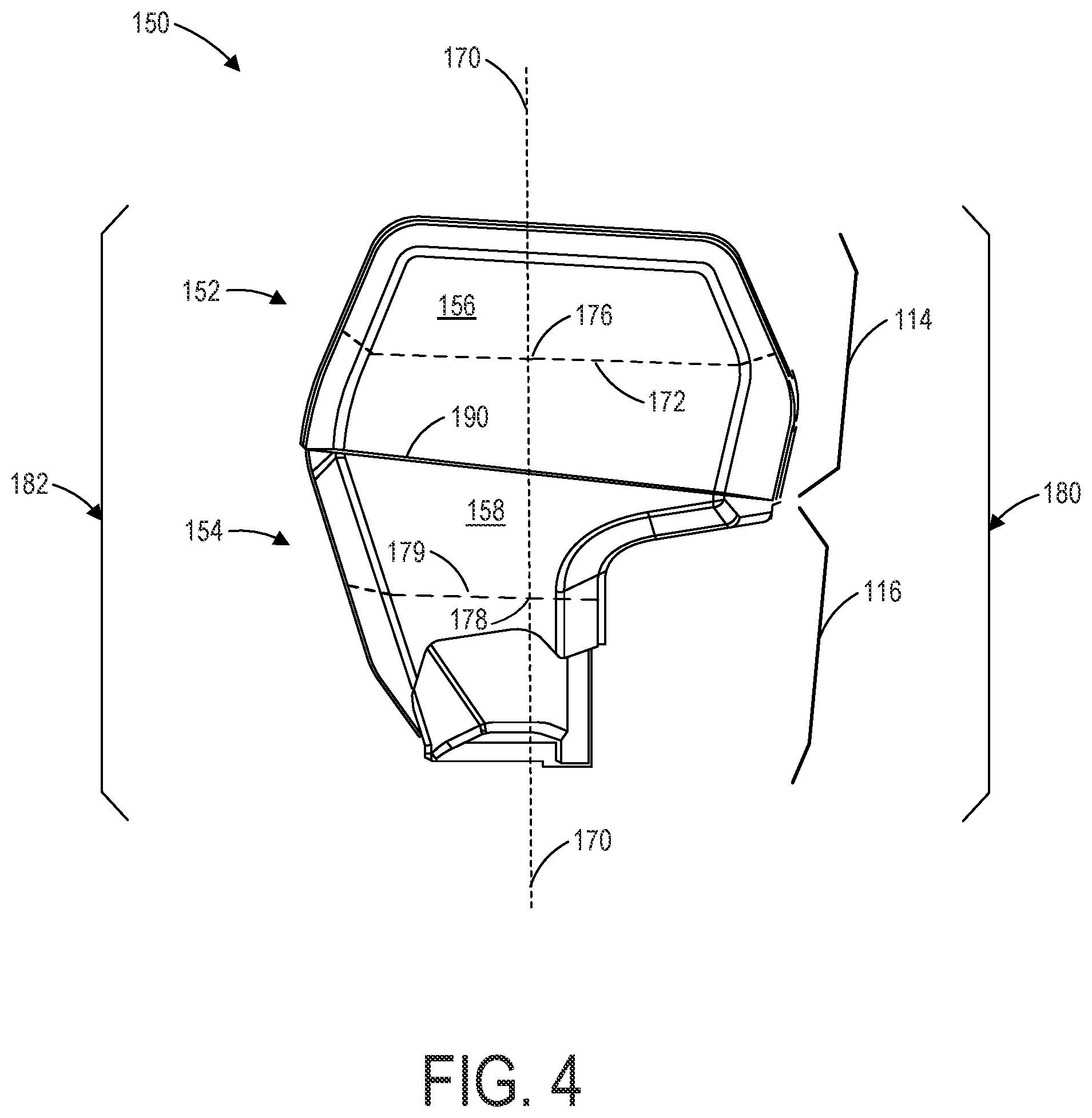 Patent US12312057 Figure 4 – Integrated electric outboard motor assembly