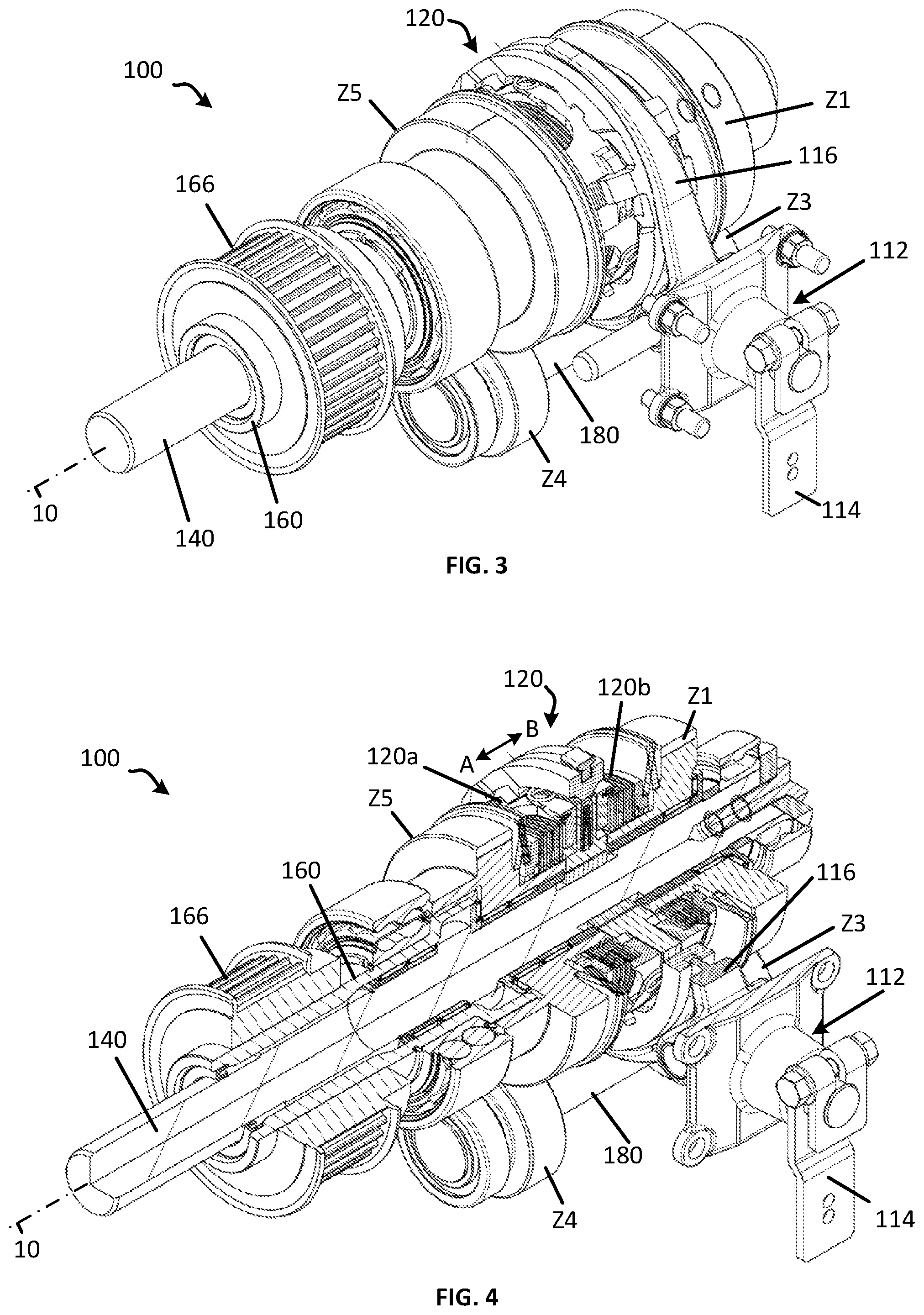 Patent US12312059 Figure 2 – Outboard motor transmission with coaxial input and output shafts