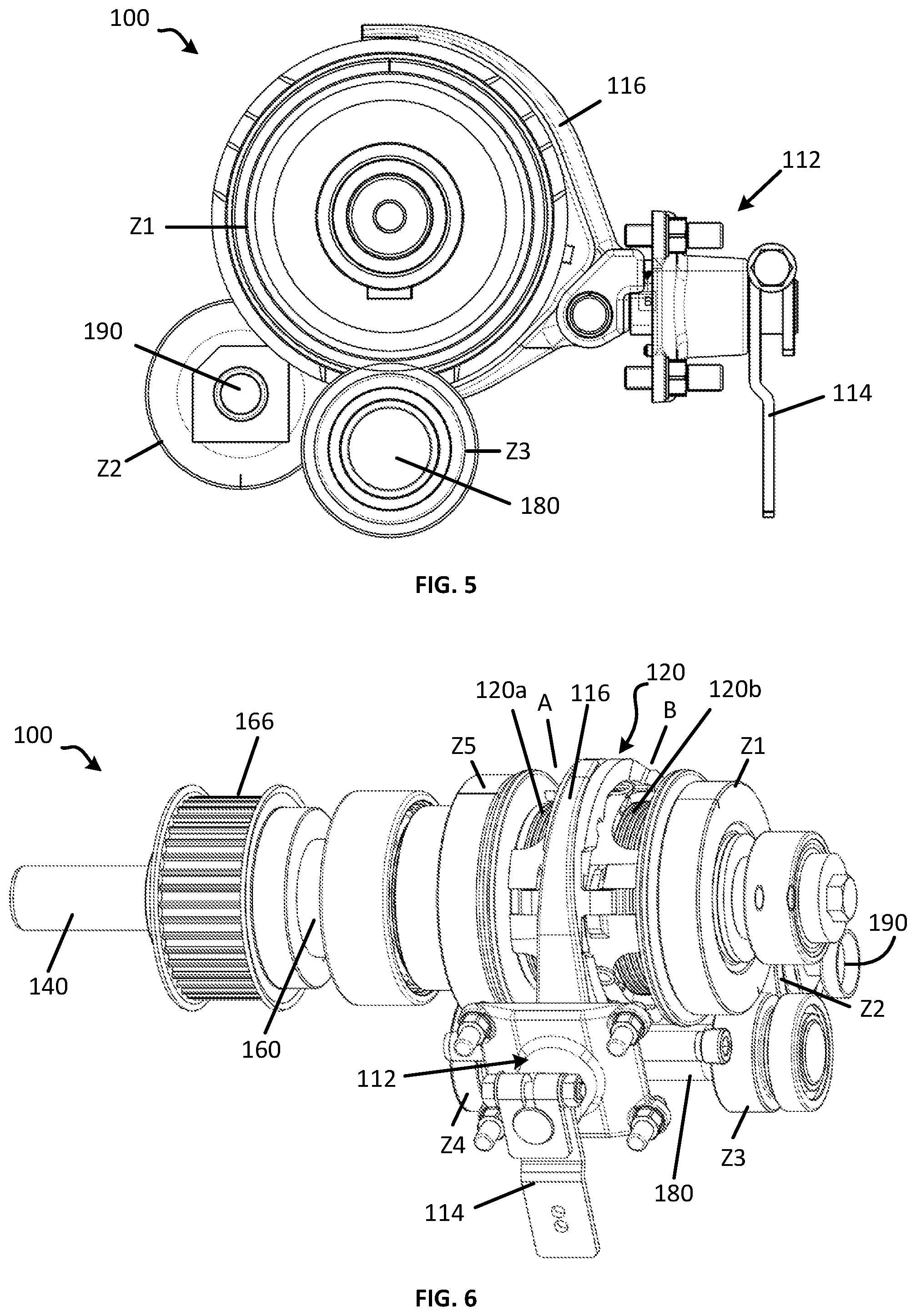 Patent US12312059 Figure 3 – Outboard motor transmission with coaxial input and output shafts