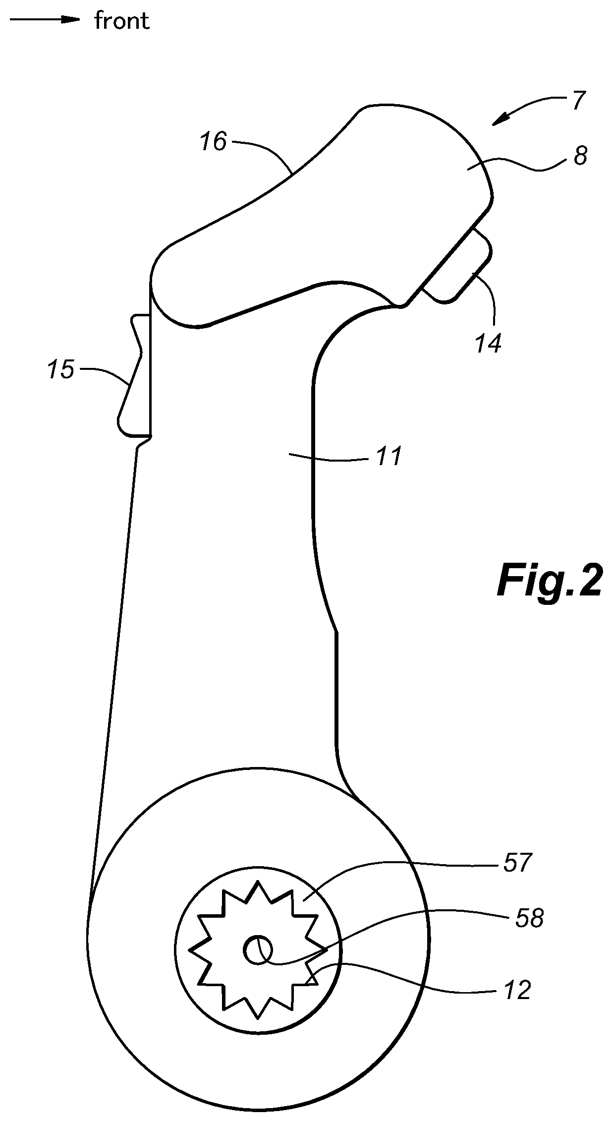 Patent US12312060 Figure 2 – Remote controller for watercraft