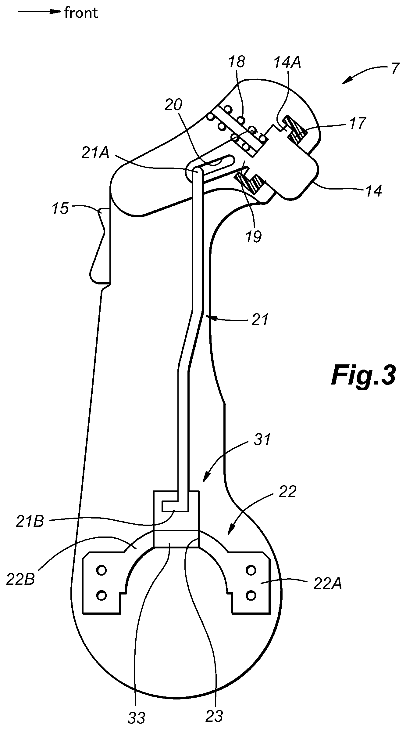 Patent US12312060 Figure 3 – Remote controller for watercraft