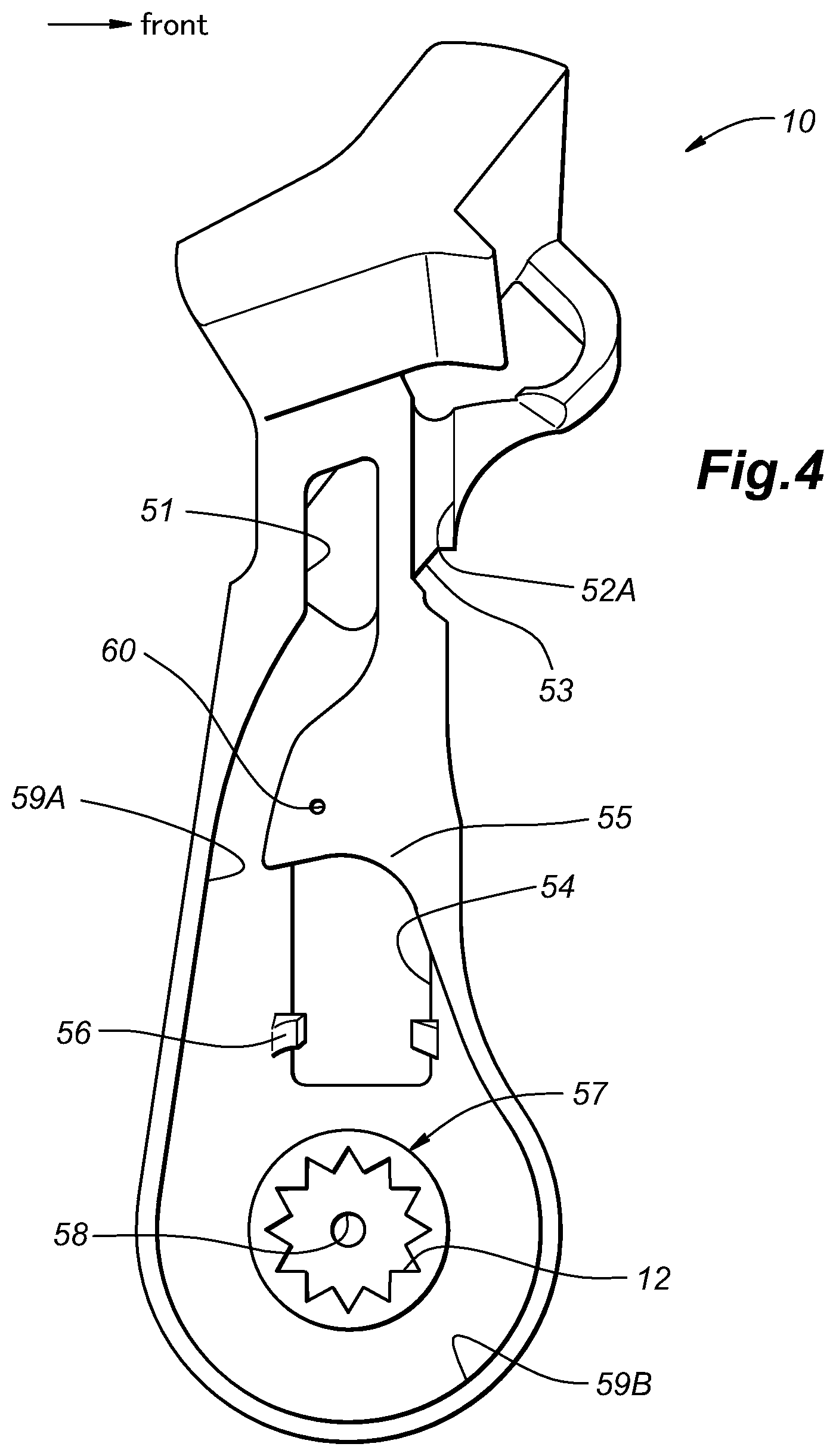 Patent US12312060 Figure 4 – Remote controller for watercraft