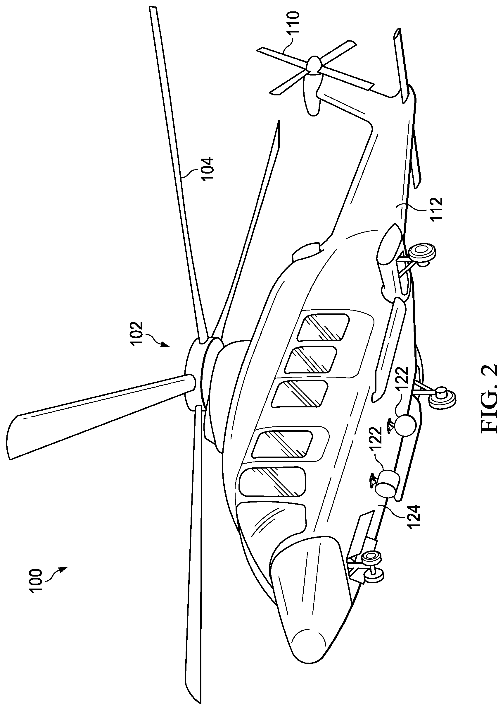 Patent US12312064 Figure 2 – Shaped aircraft fuel cells, systems and methods for enhanced crashworthiness