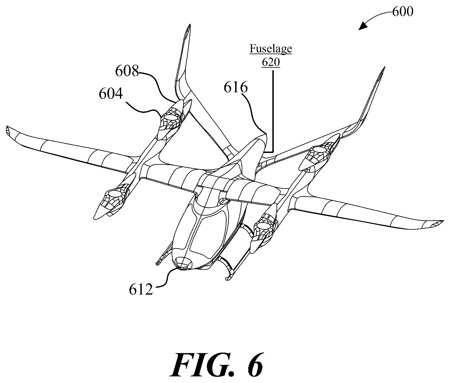 Patent US12312066 Figure 8 – Propulsor assembly of an electric aircraft