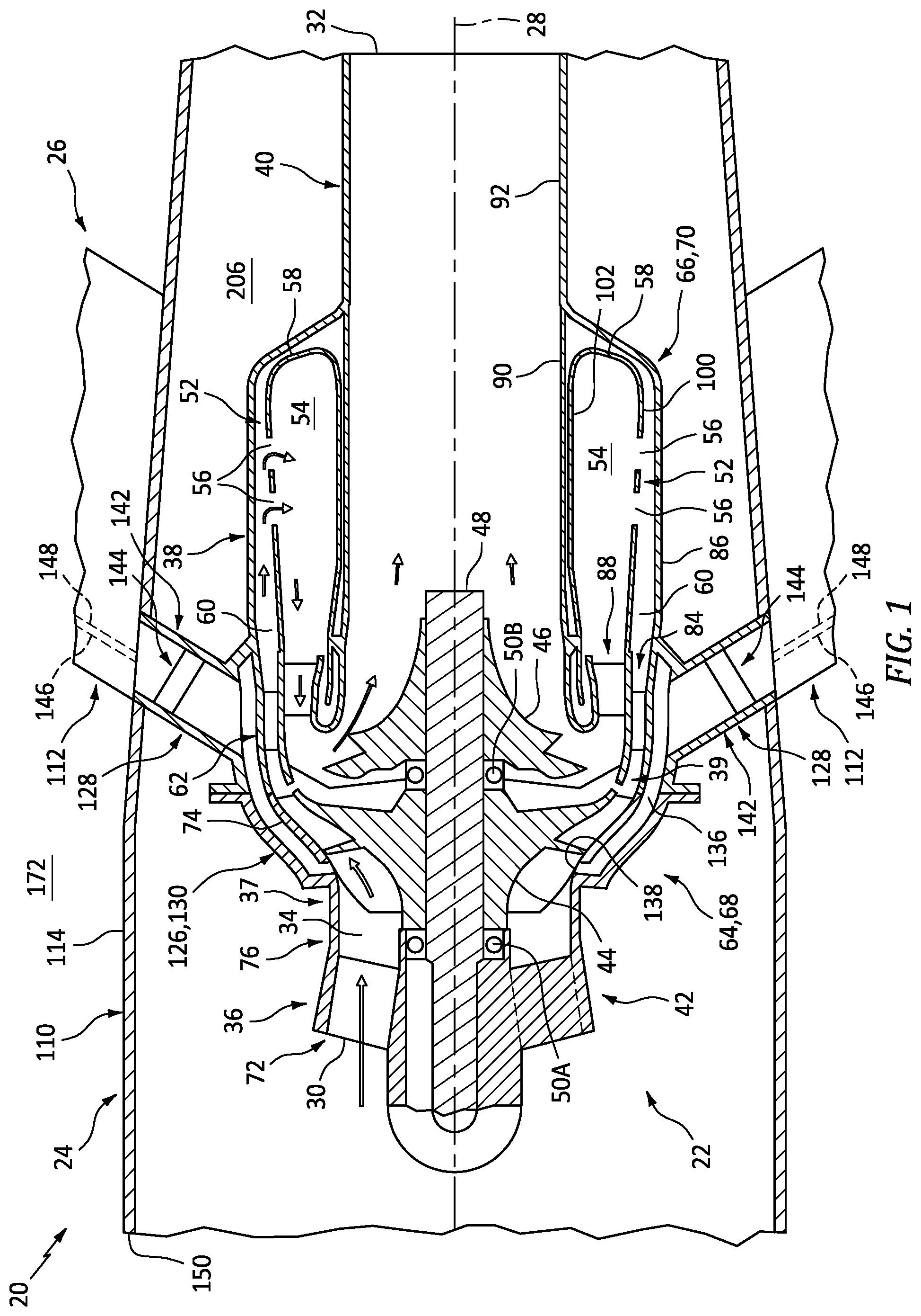 Patent US12312071 Figure 1 – Aerial vehicle fluid control system with multi-way flow regulator