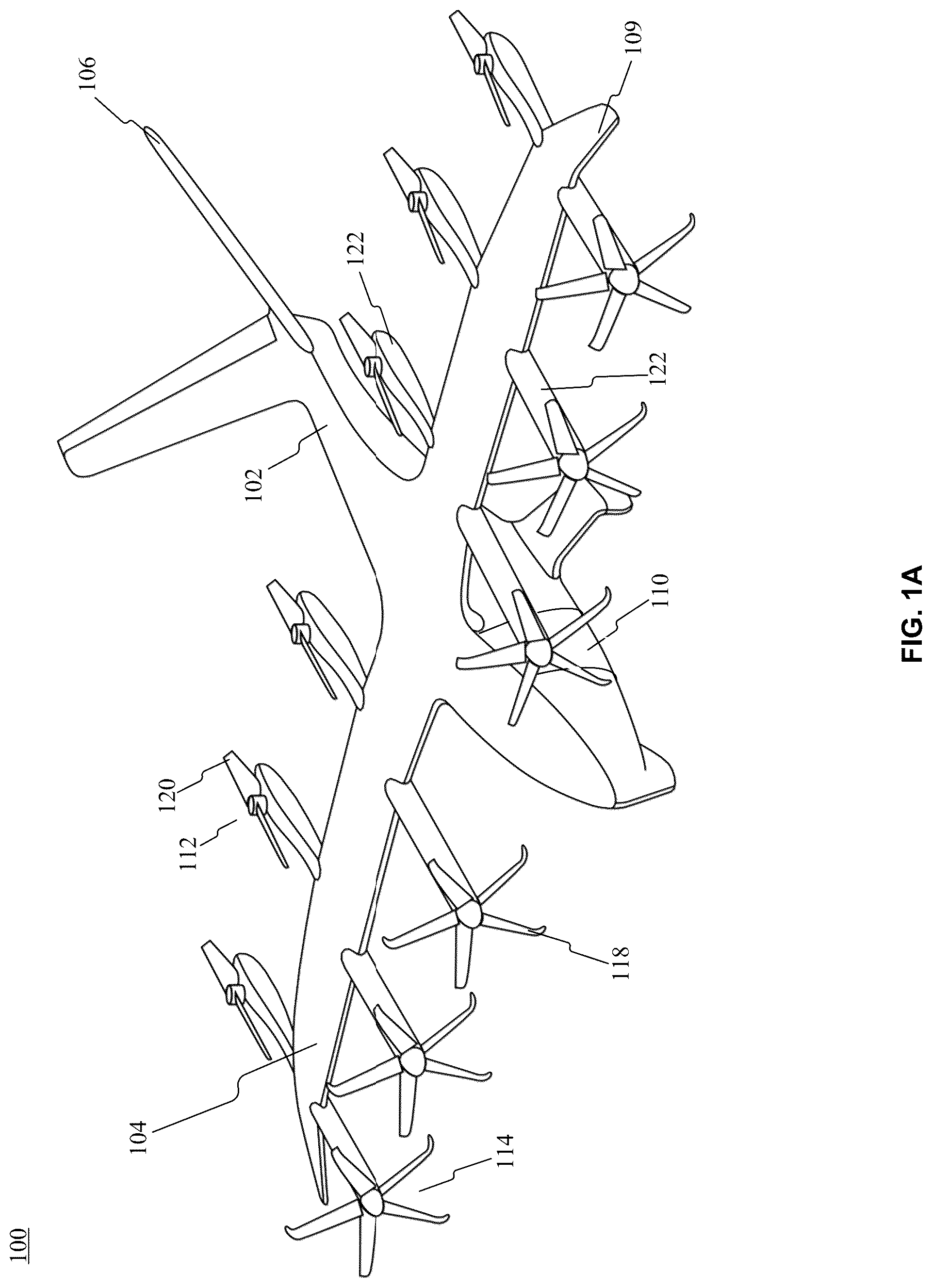 Patent US12312074 Figure 1 – Method for cooling a tilter motor including a tilt-actuated nacelle door