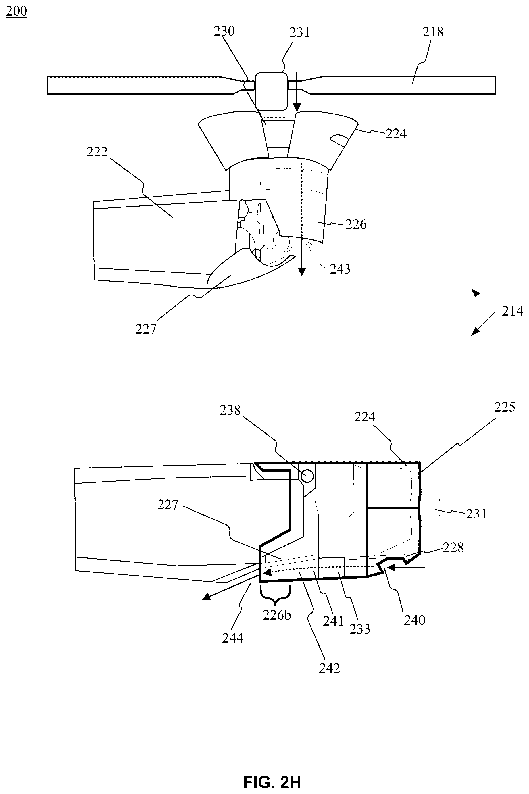Patent US12312074 Figure 10 – Method for cooling a tilter motor including a tilt-actuated nacelle door