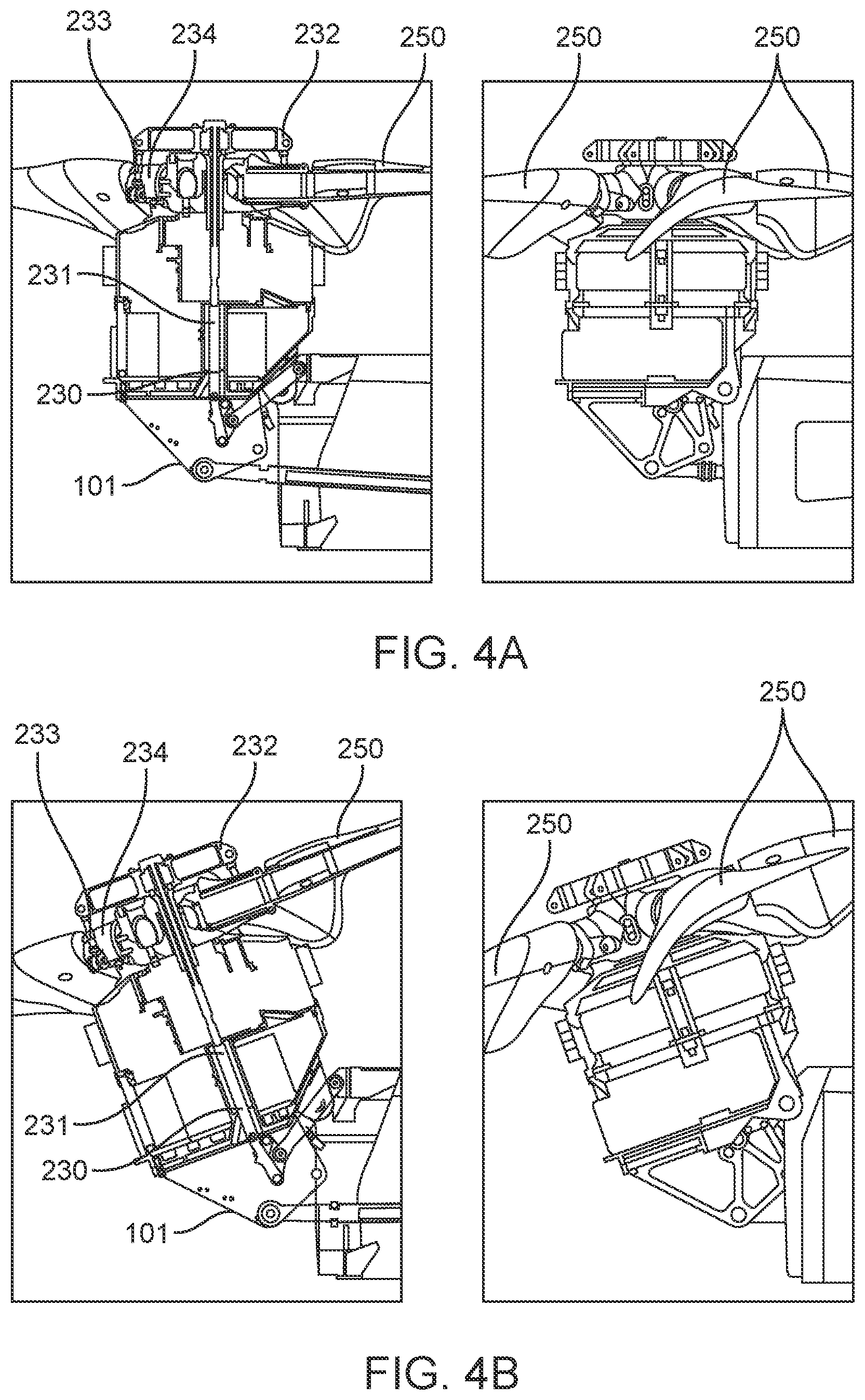 Patent US12312075 Figure 5 – Blade pitch coupled to propulsion system tilt
