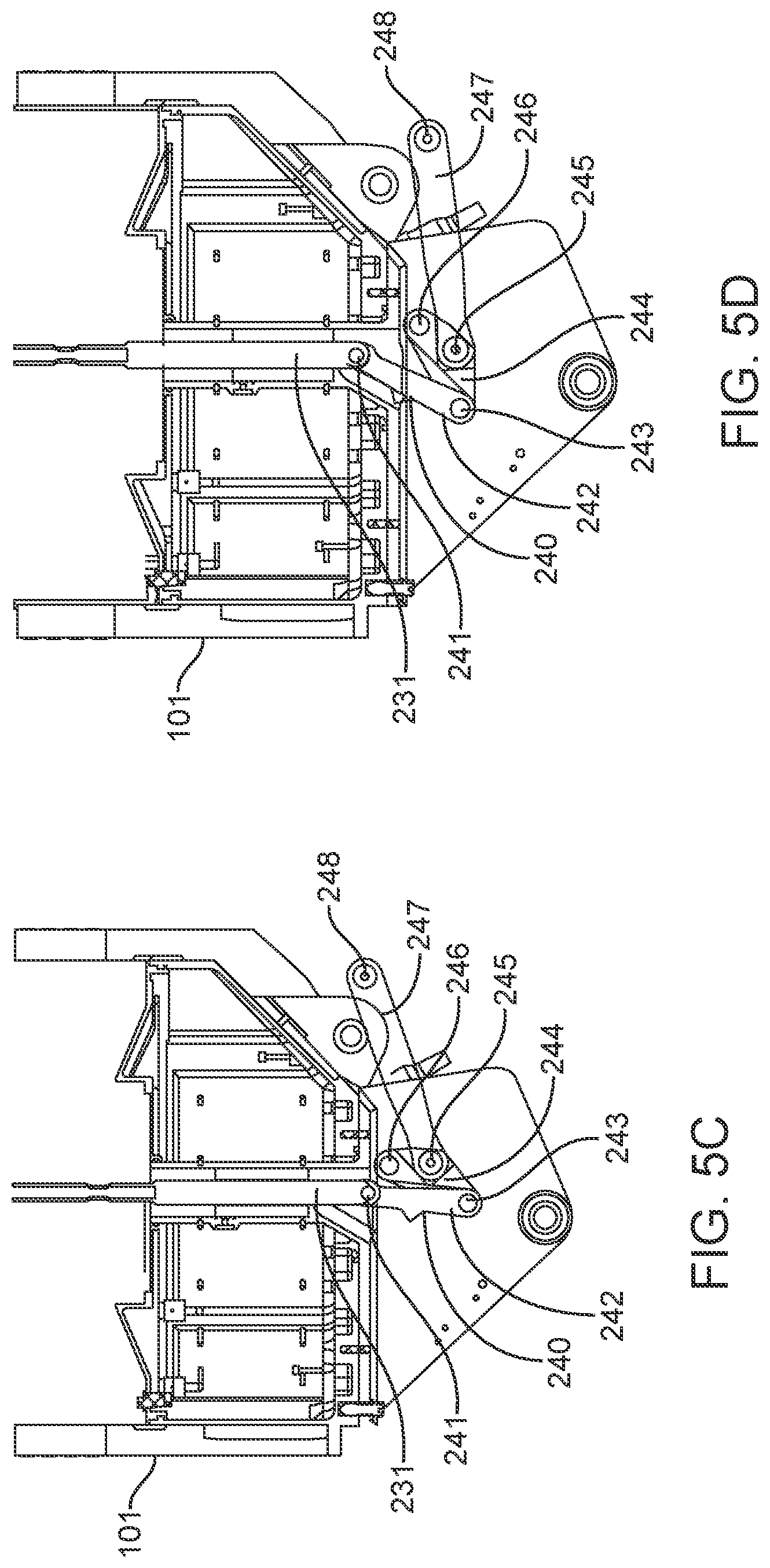 Patent US12312075 Figure 8 – Blade pitch coupled to propulsion system tilt