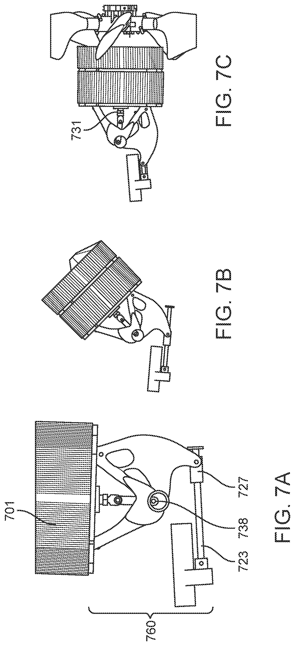 Patent US12312075 Figure 10 – Blade pitch coupled to propulsion system tilt