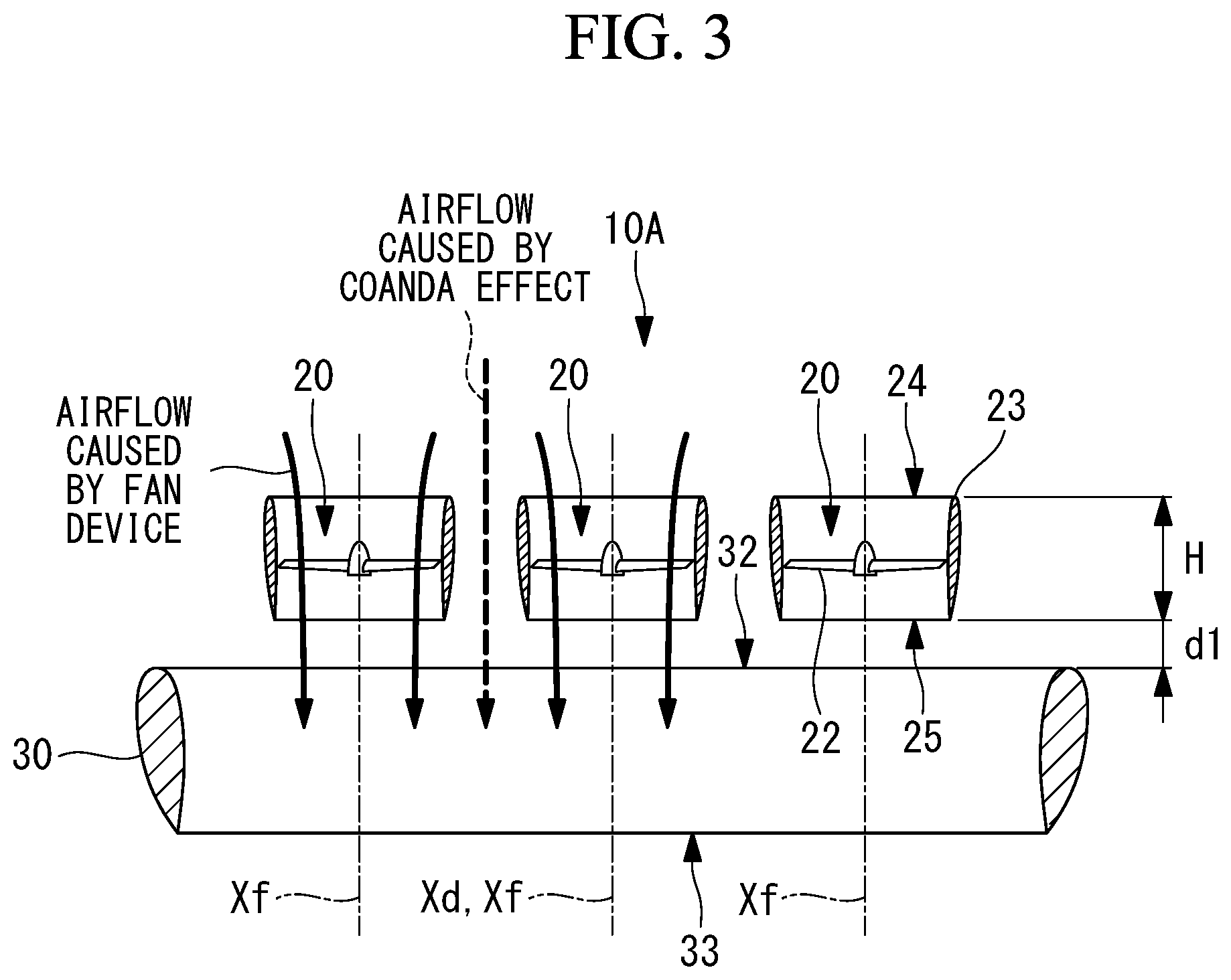 Patent US12312077 Figure 3 – Ducted fan device and aircraft