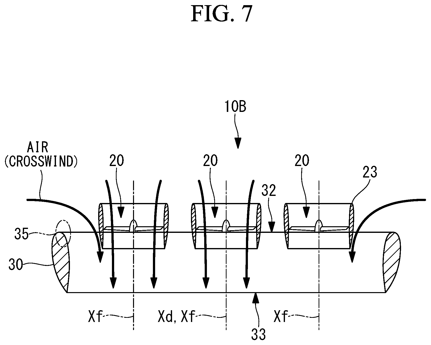 Patent US12312077 Figure 7 – Ducted fan device and aircraft