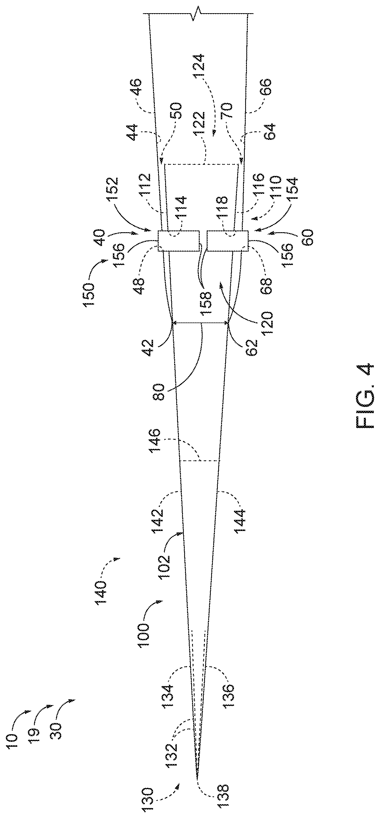 Patent US12312079 Figure 4 – Aerodynamic structures and methods of forming aerodynamic structures