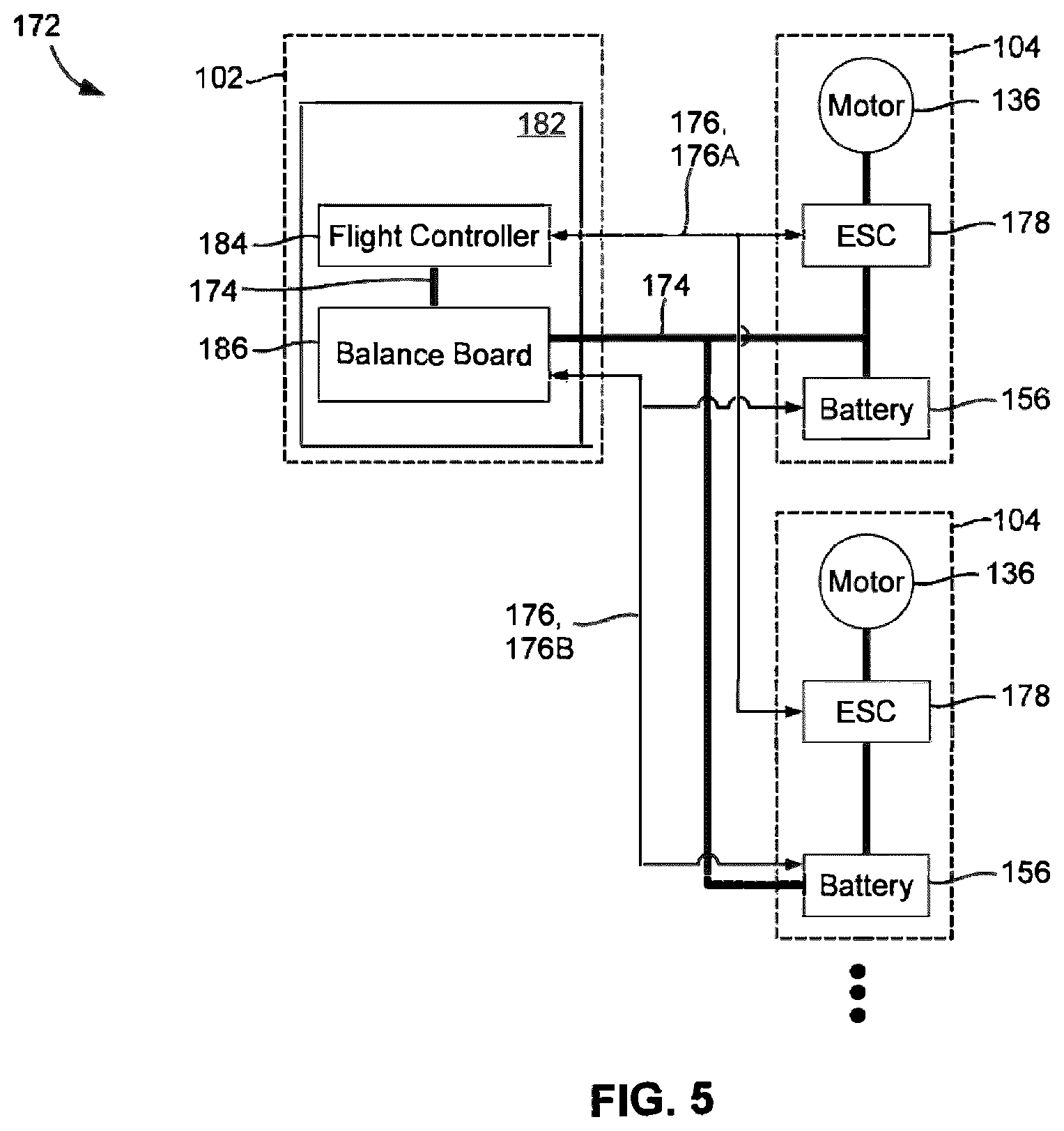 Patent US12312081 Figure 3 – Pilotless transportation aerial-vehicle having distributed-batteries and powering method therefor